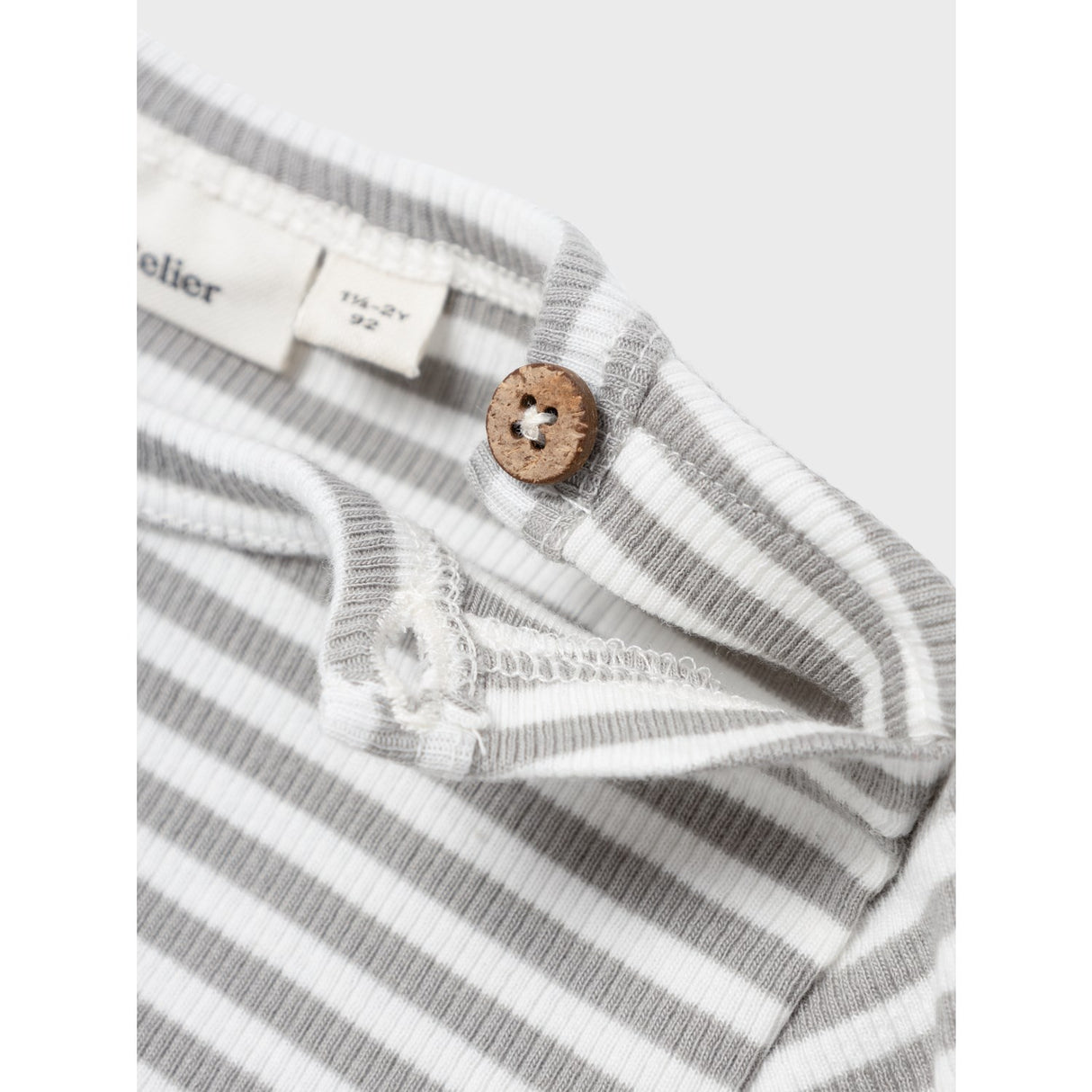 Lil'Atelier Limestone Gago Kre Slim Blus Noos