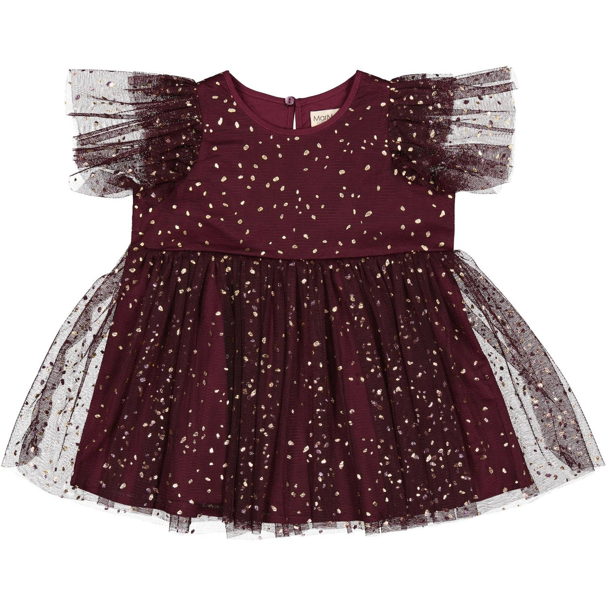 MarMar Ballerina Dotty Deep Mulberry Deandra Klänning