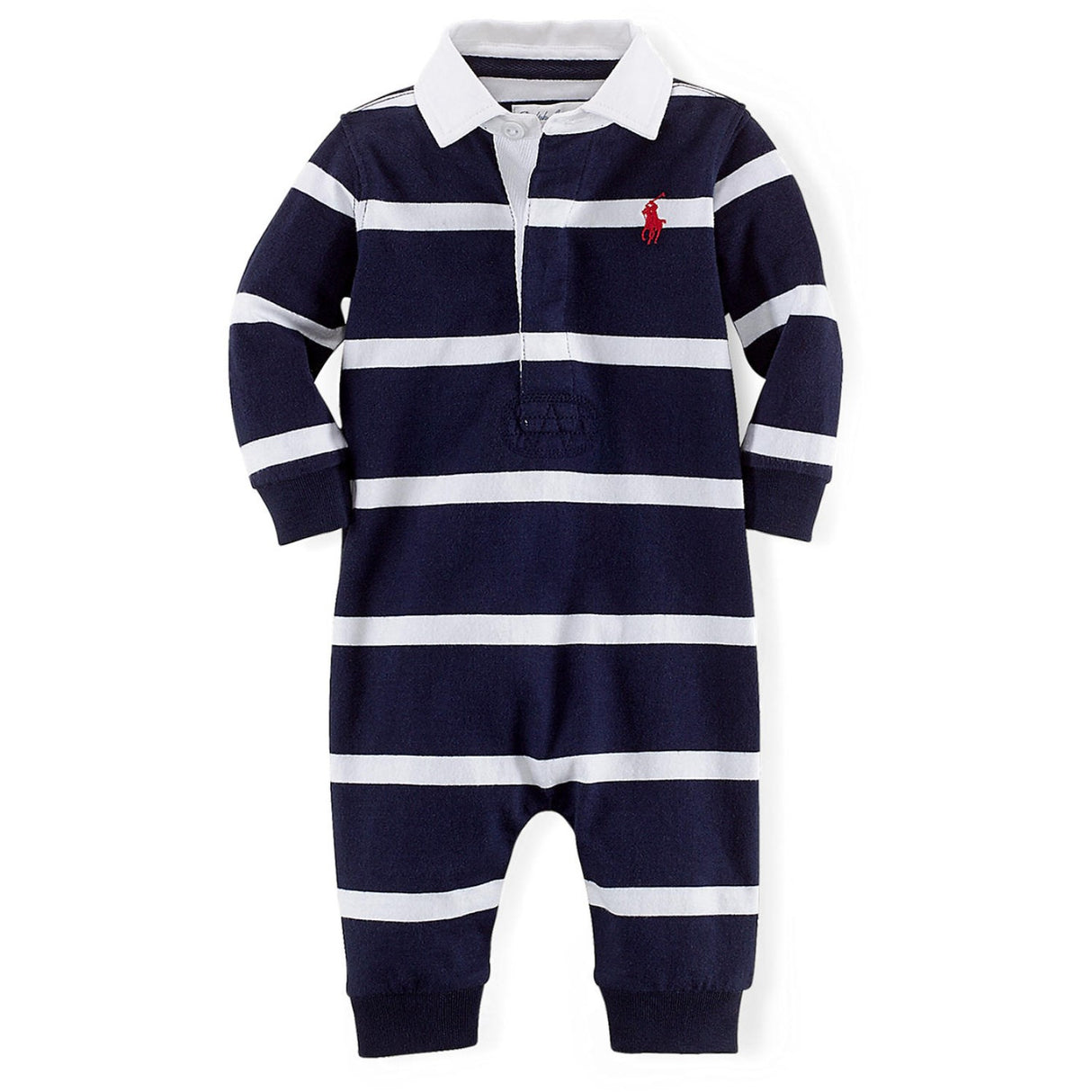 Ralph Lauren Bebis Refined Navy Multi Onesie