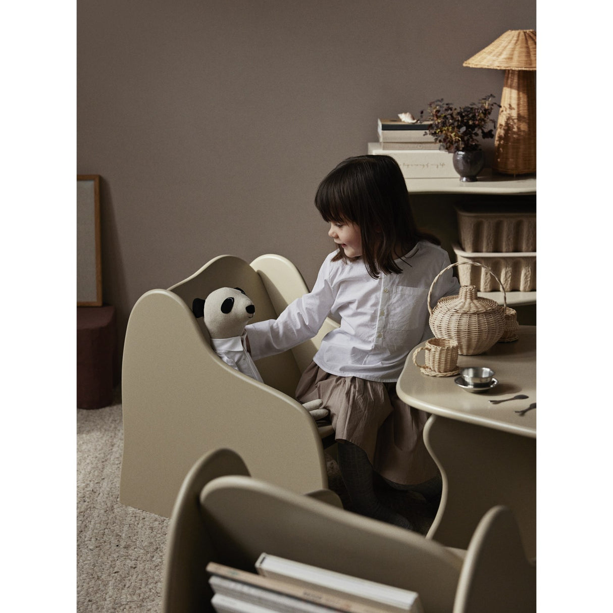 Ferm Living Natural Rattan Teservis