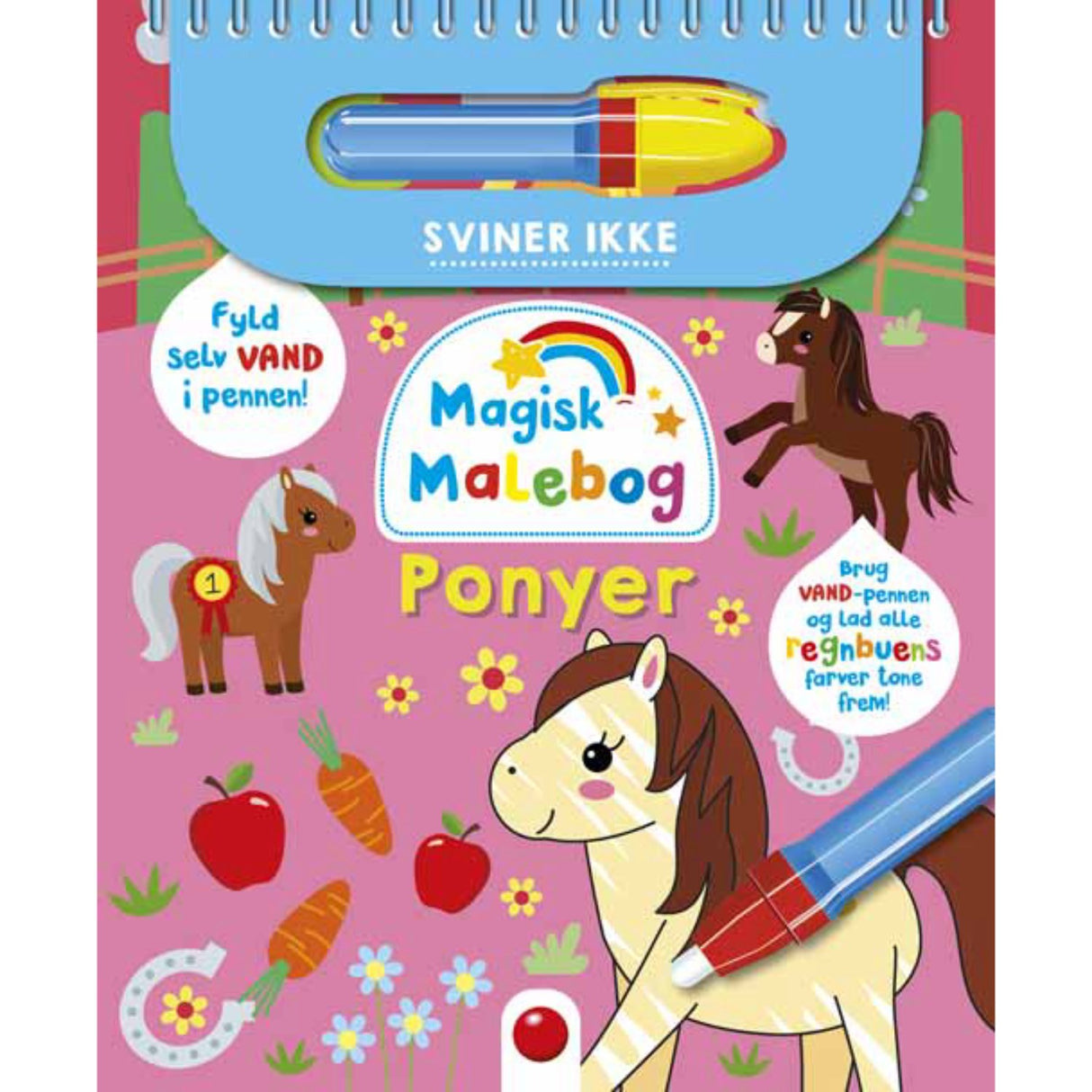 Forlaget Bolden Magisk Malebog: Ponyer