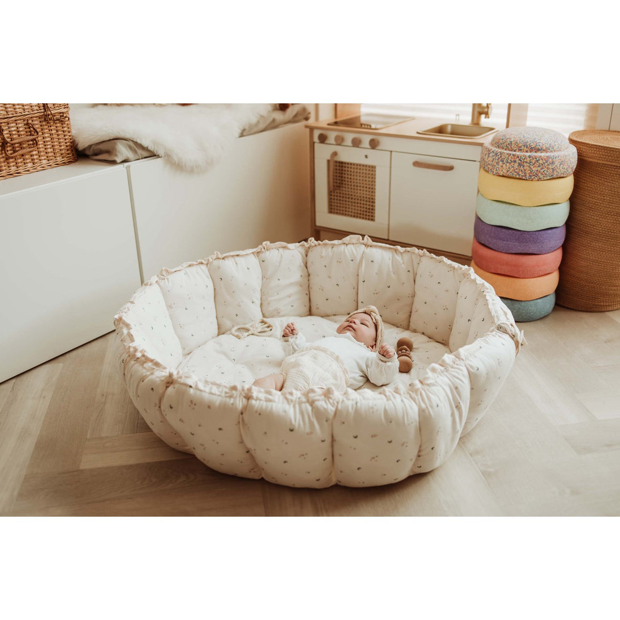 Play&Go Organic Bloom Moon 2-in-1 Lek Matta