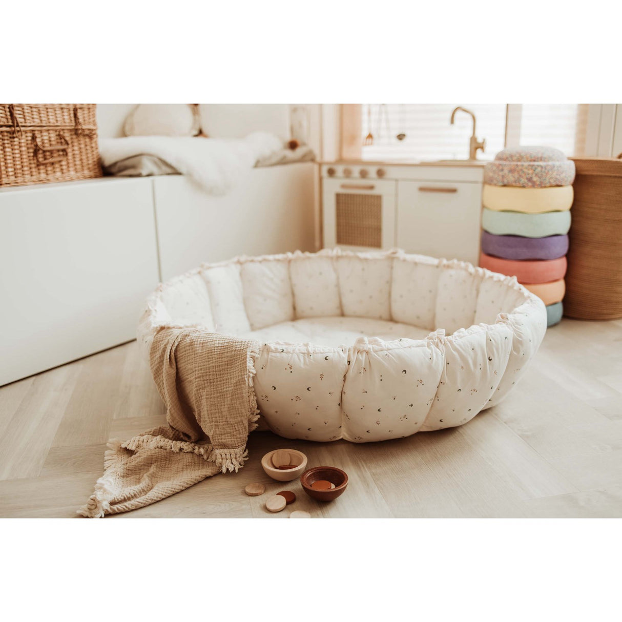 Play&Go Soft Organic Moon 2-in-1 Lek Matta