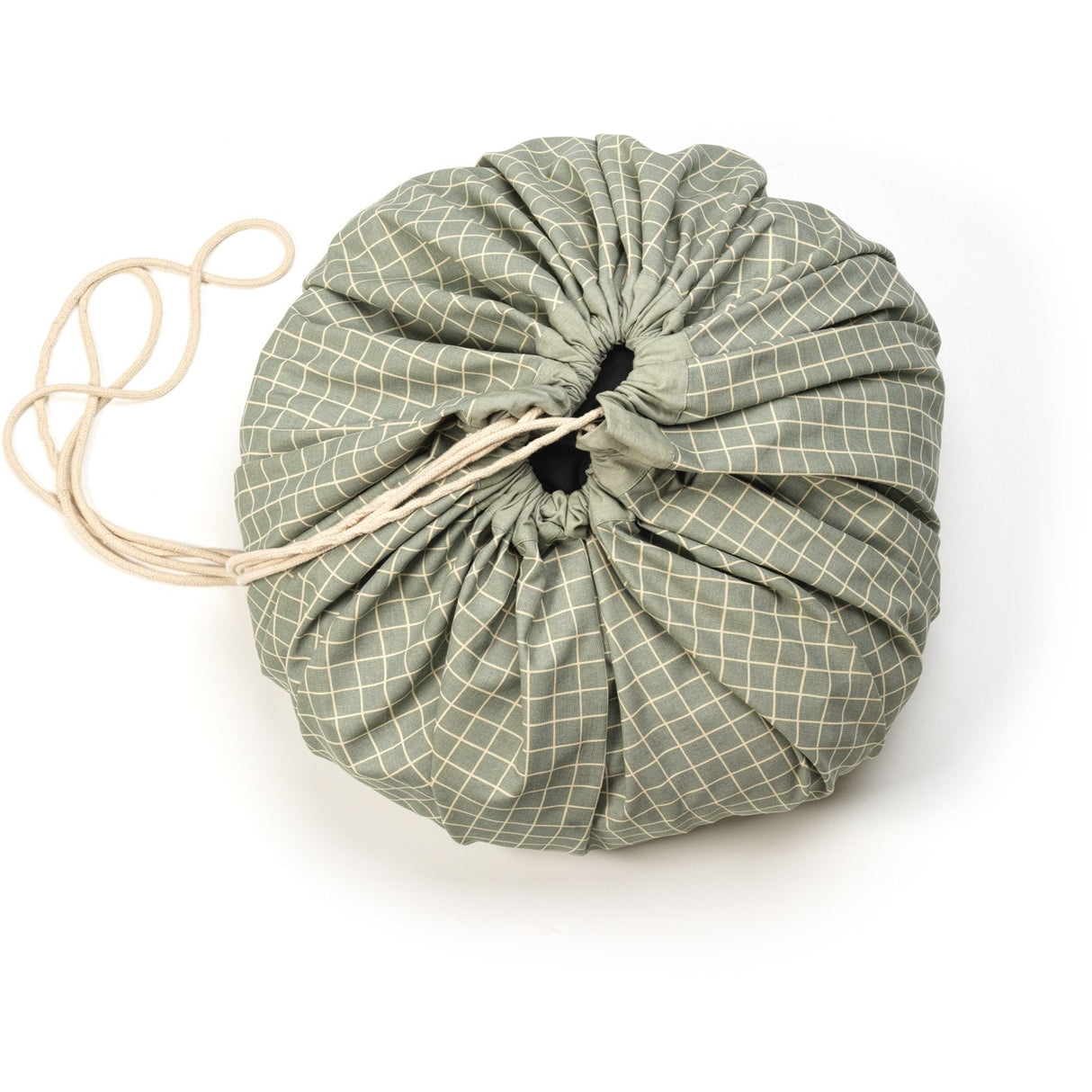 Play&Go Organic Grid Green 2-in-1 Playmat