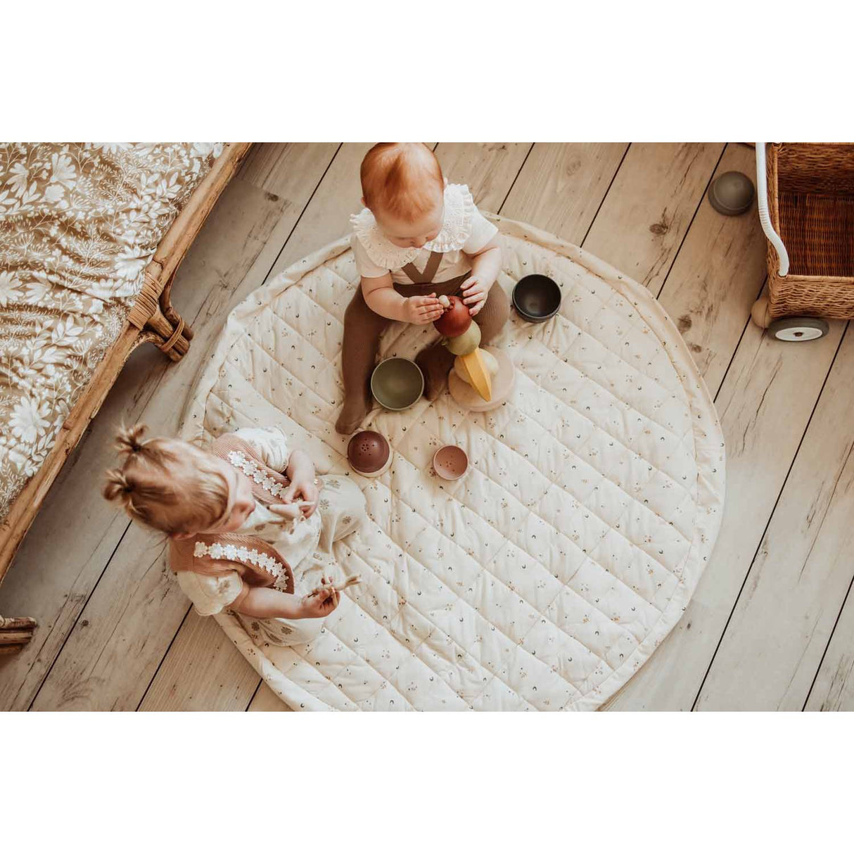 Play&Go Soft Organic Moon 2-in-1 Lek Matta