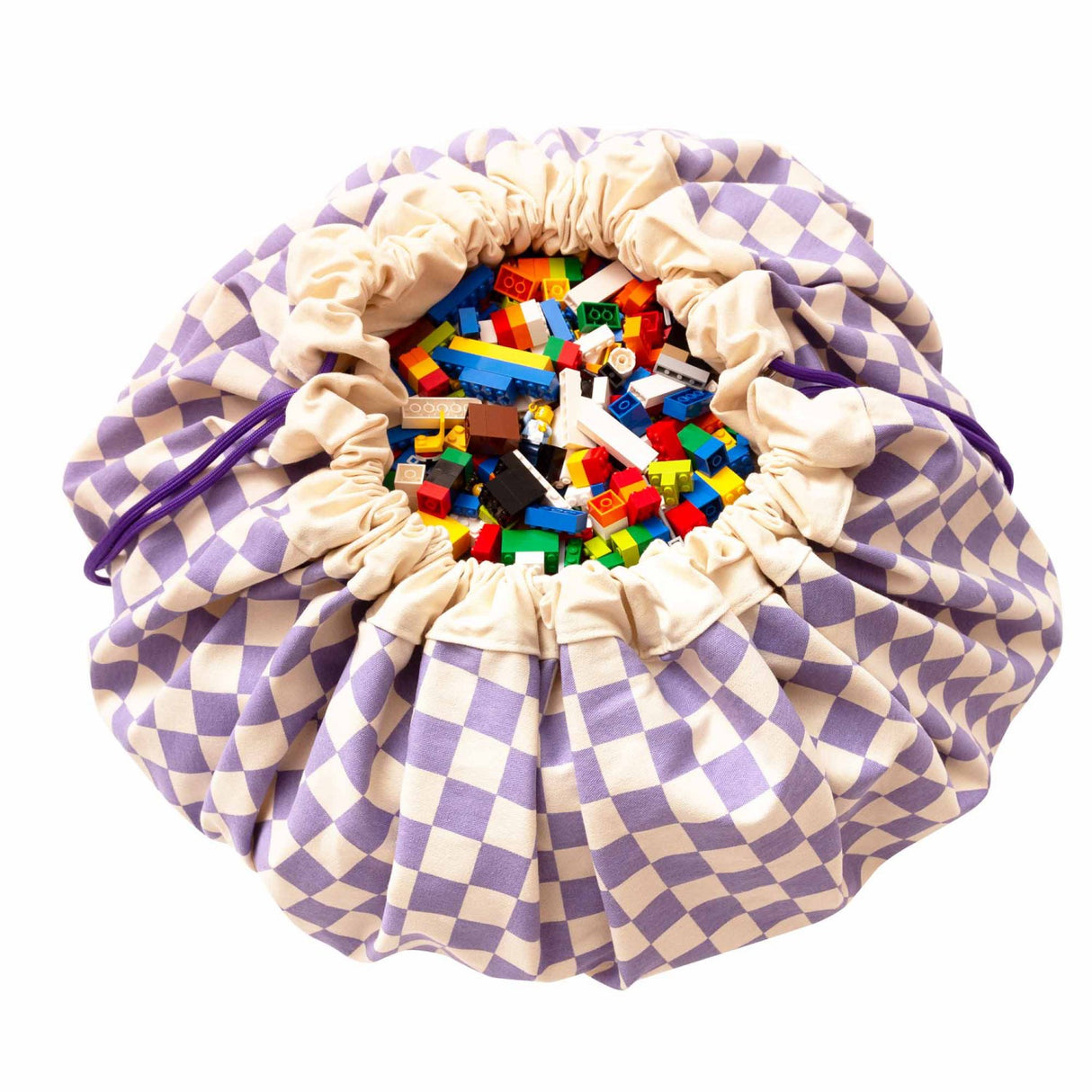 Play&Go Vichy Purple 2-in-1 Lek Matta