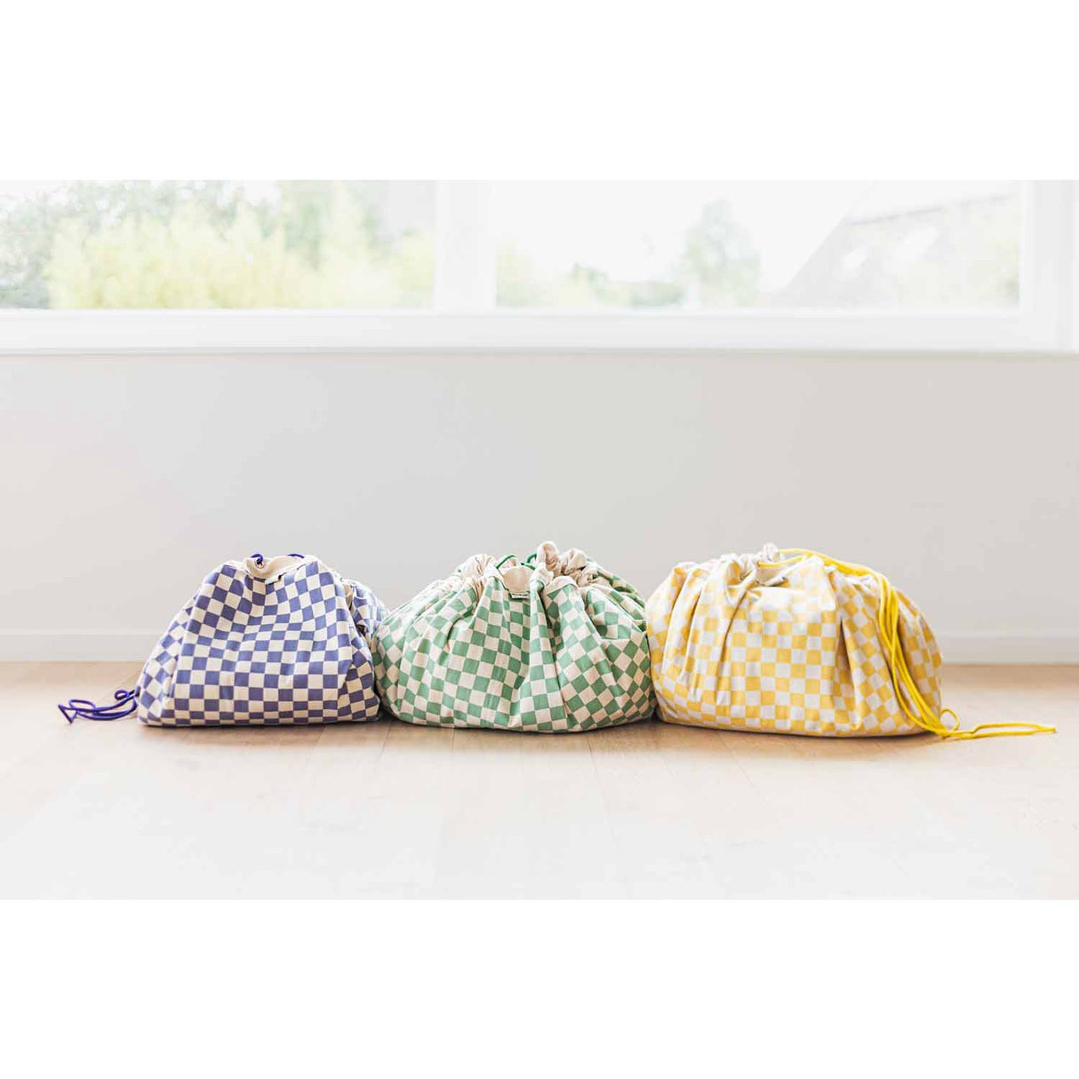 Play&Go Vichy Yellow 2-in-1 Lek Matta