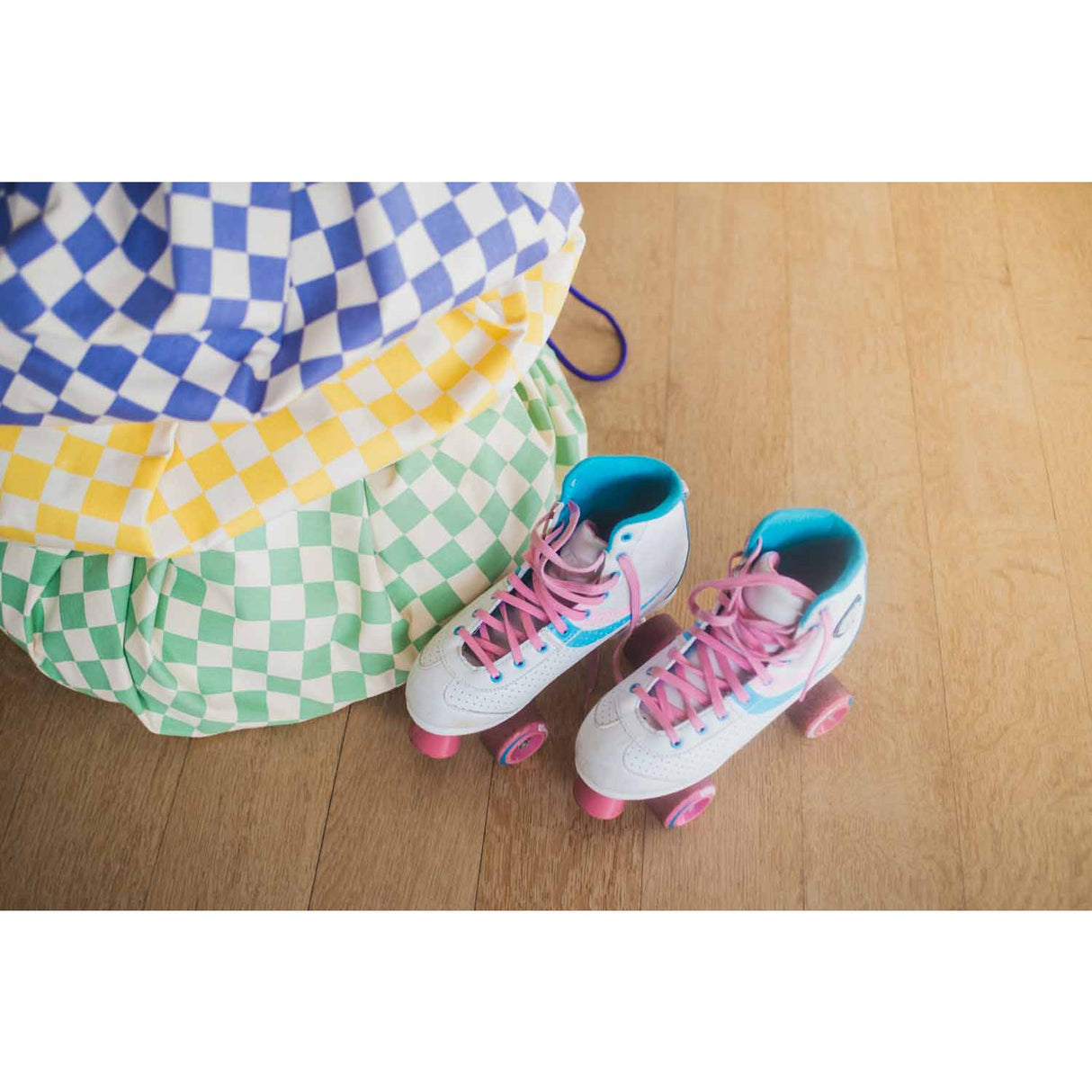 Play&Go Vichy Yellow 2-in-1 Lek Matta