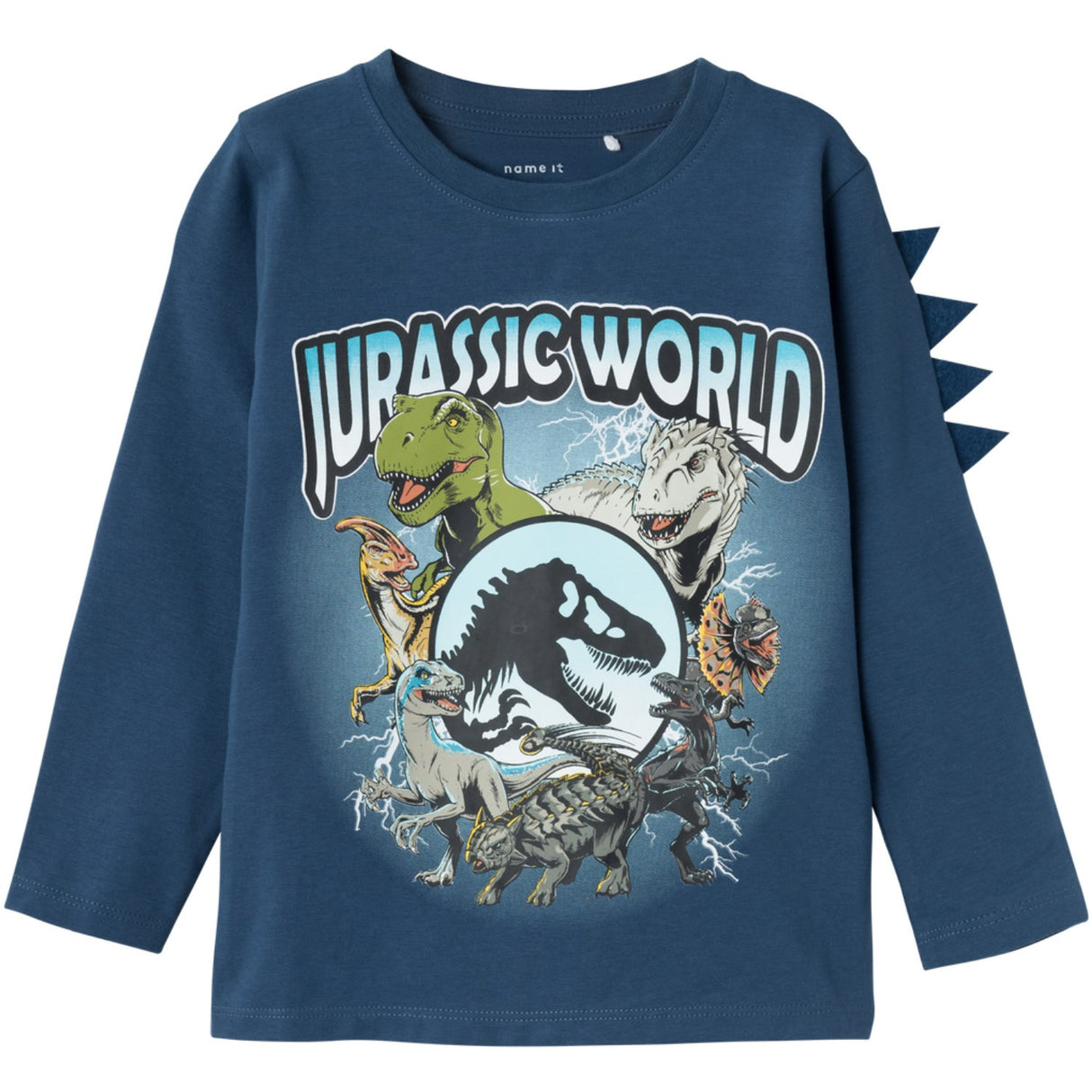 Name It Dark Denim Jolly Jurassic Blus Noos