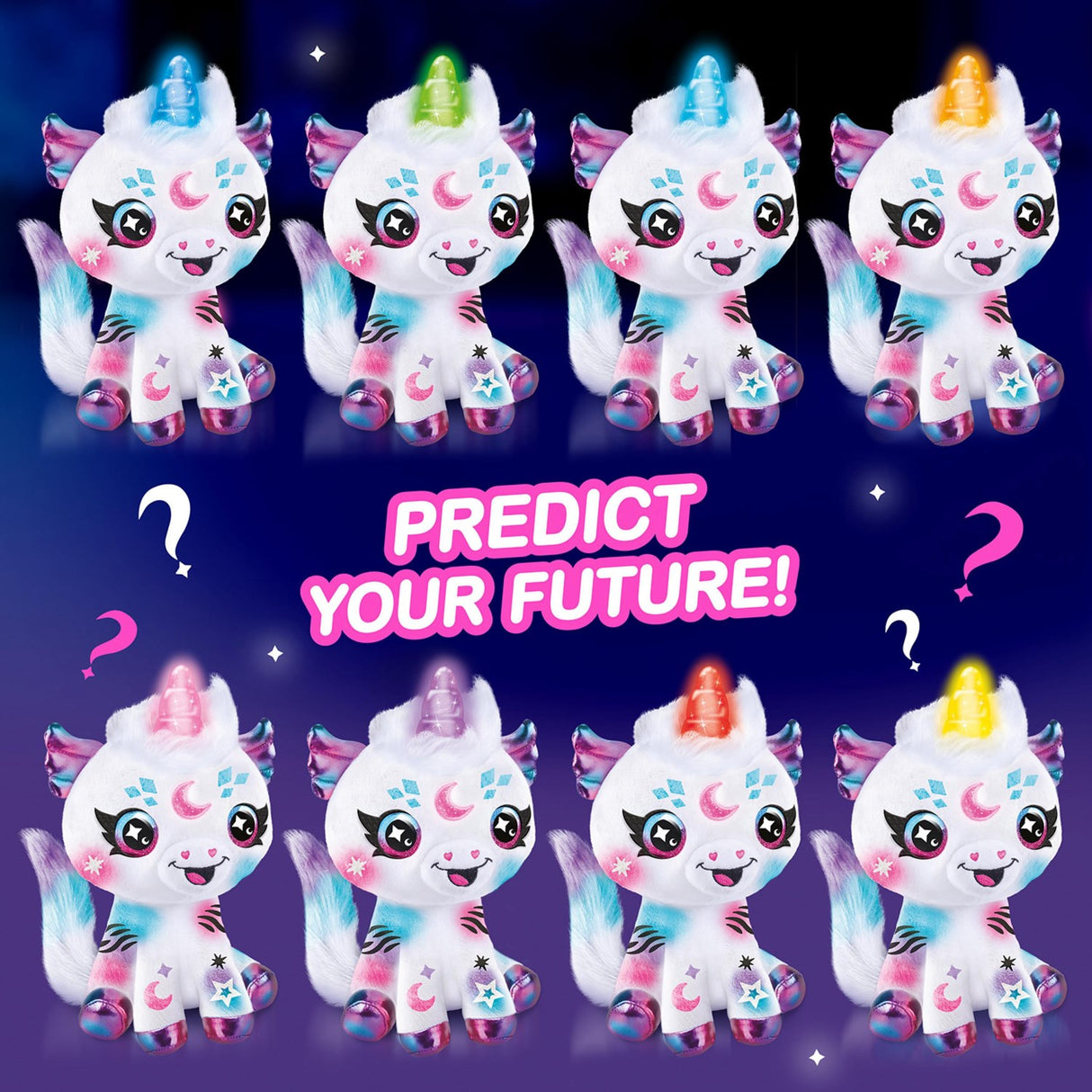 Airbrush Plush Cosmic Unicorn