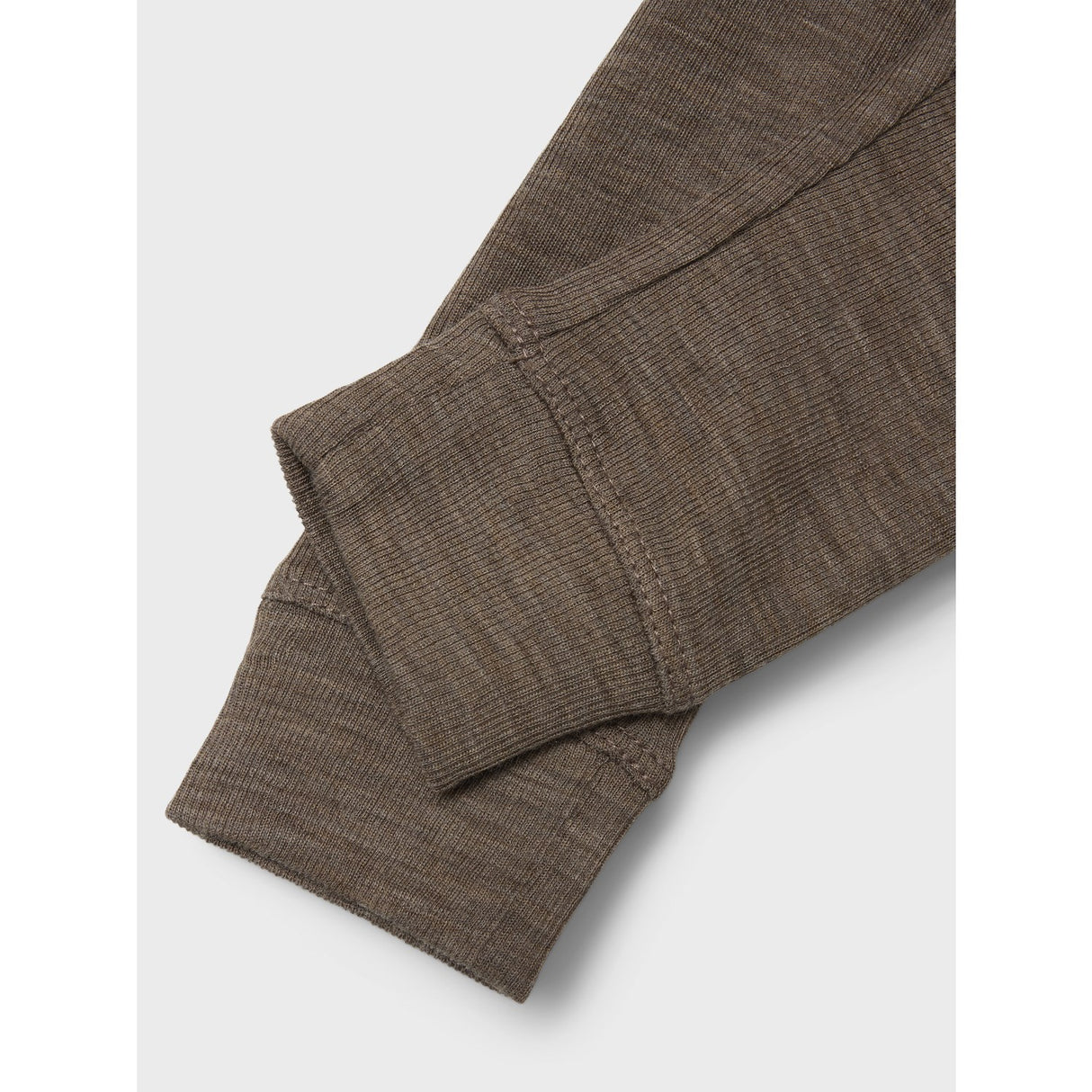 Name It Walnut Wossa Ull/Silke Ribb Long Johns