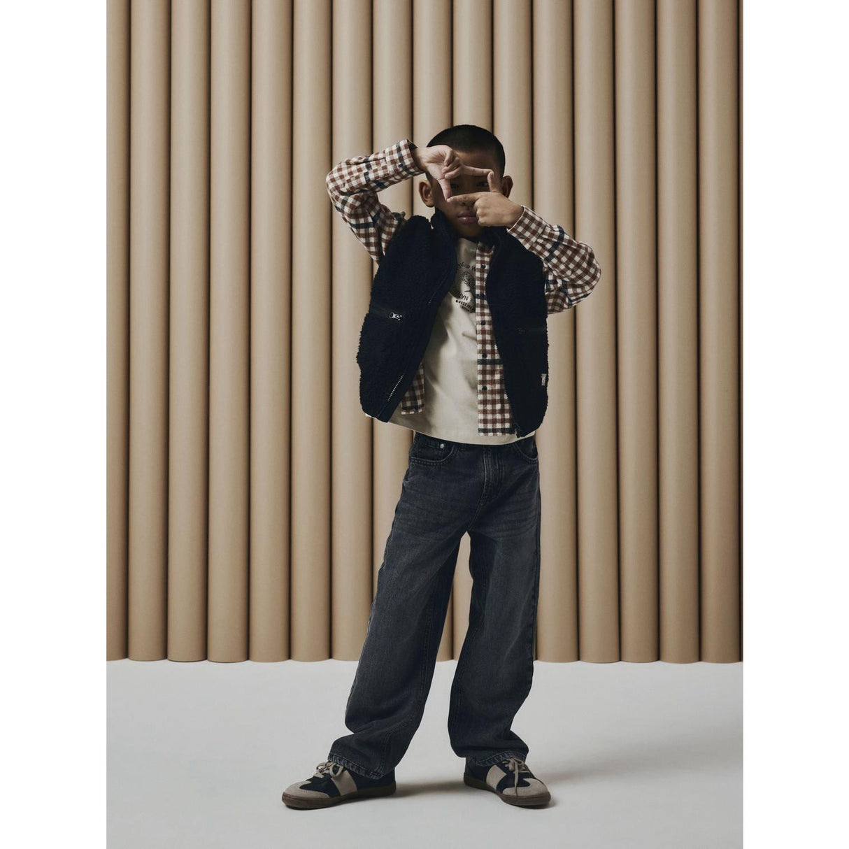 Name It Black Nodes Teddy Vest