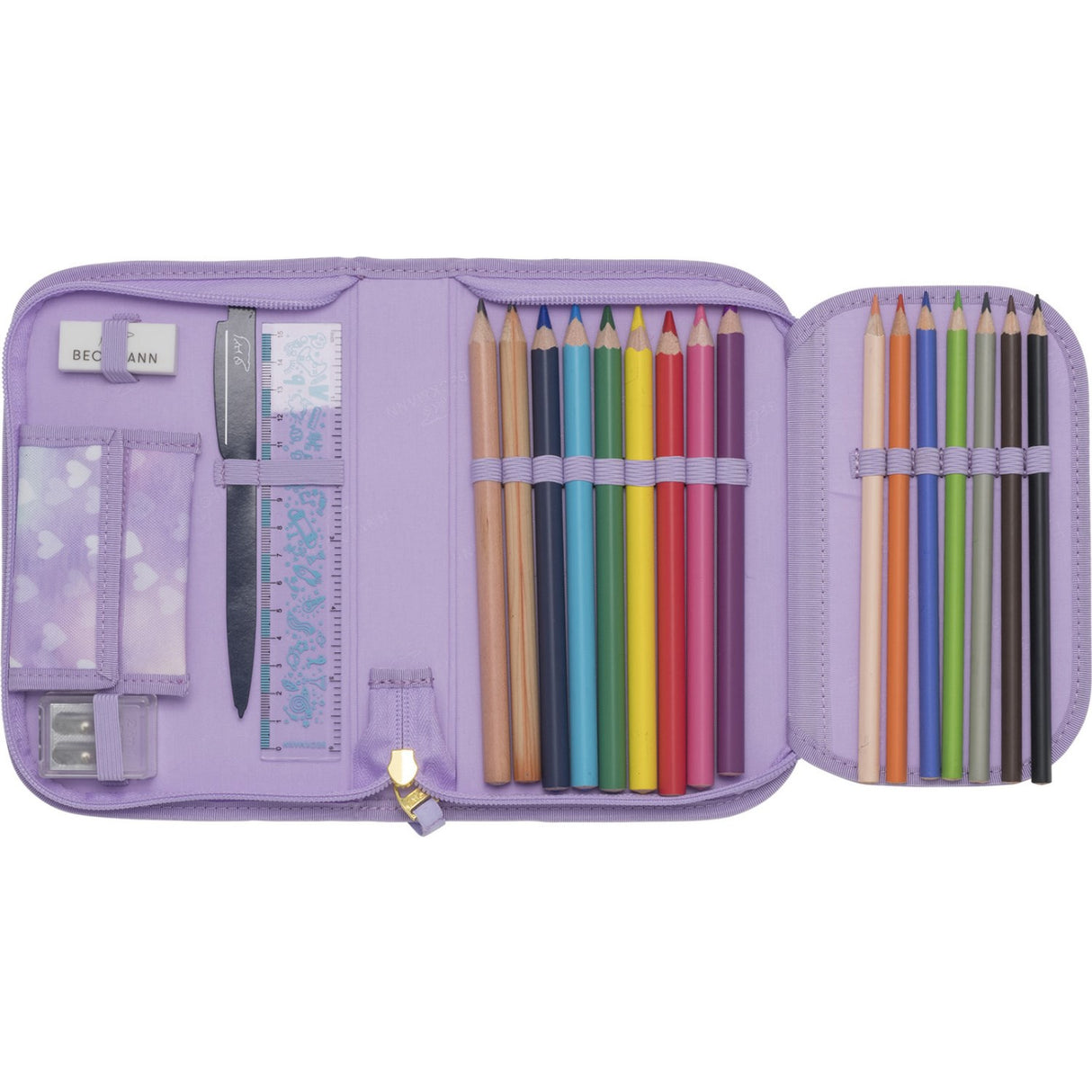 Beckmann Unicorn Princess Purple Etlags Pennfodral m/Indhold