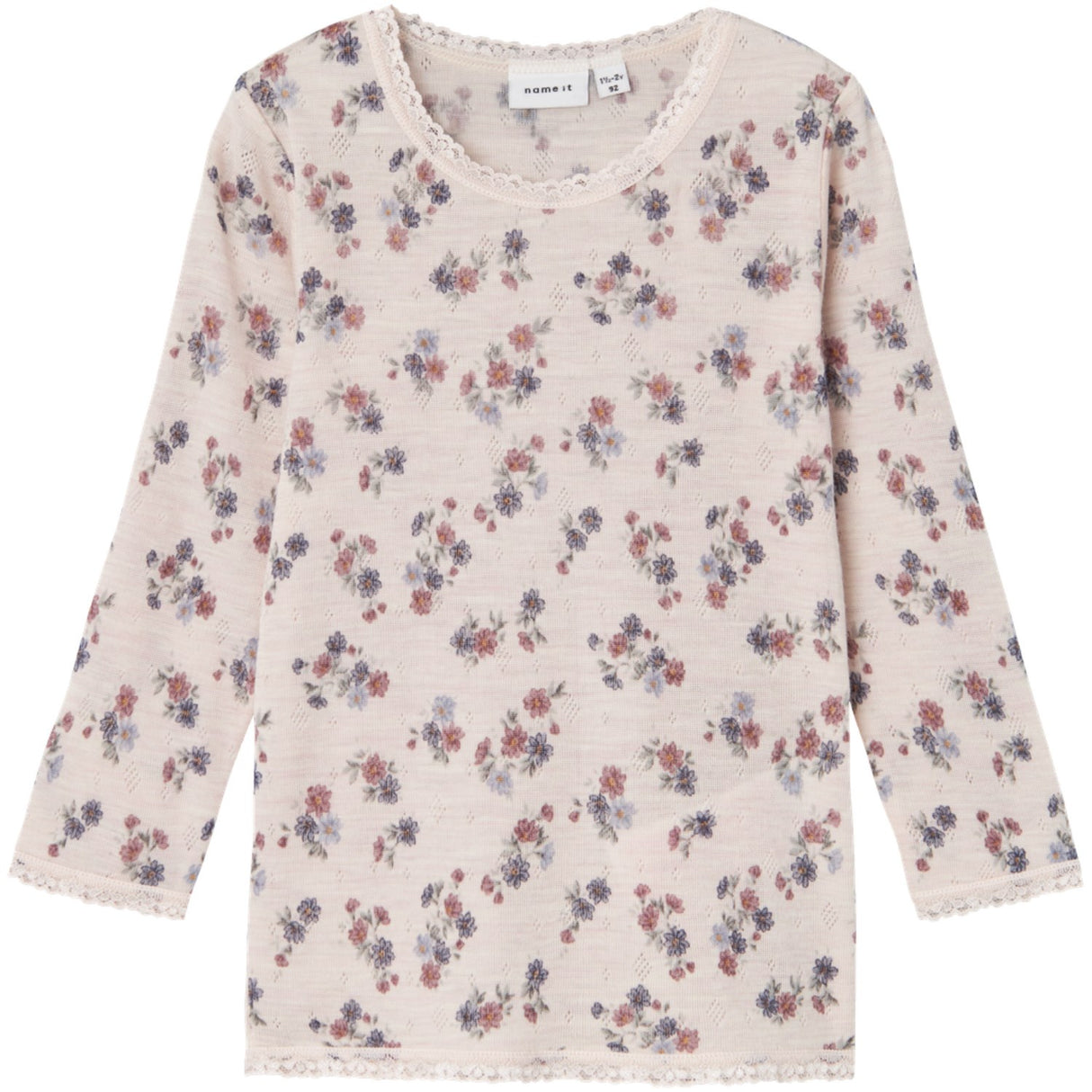 Name It Lila Ash Wang Ull Needle Blus Noos