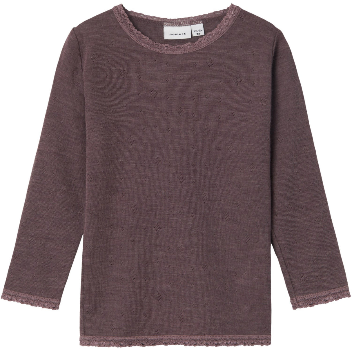 Name It Sparrow Wang Ull Needle Blus Solid Noos