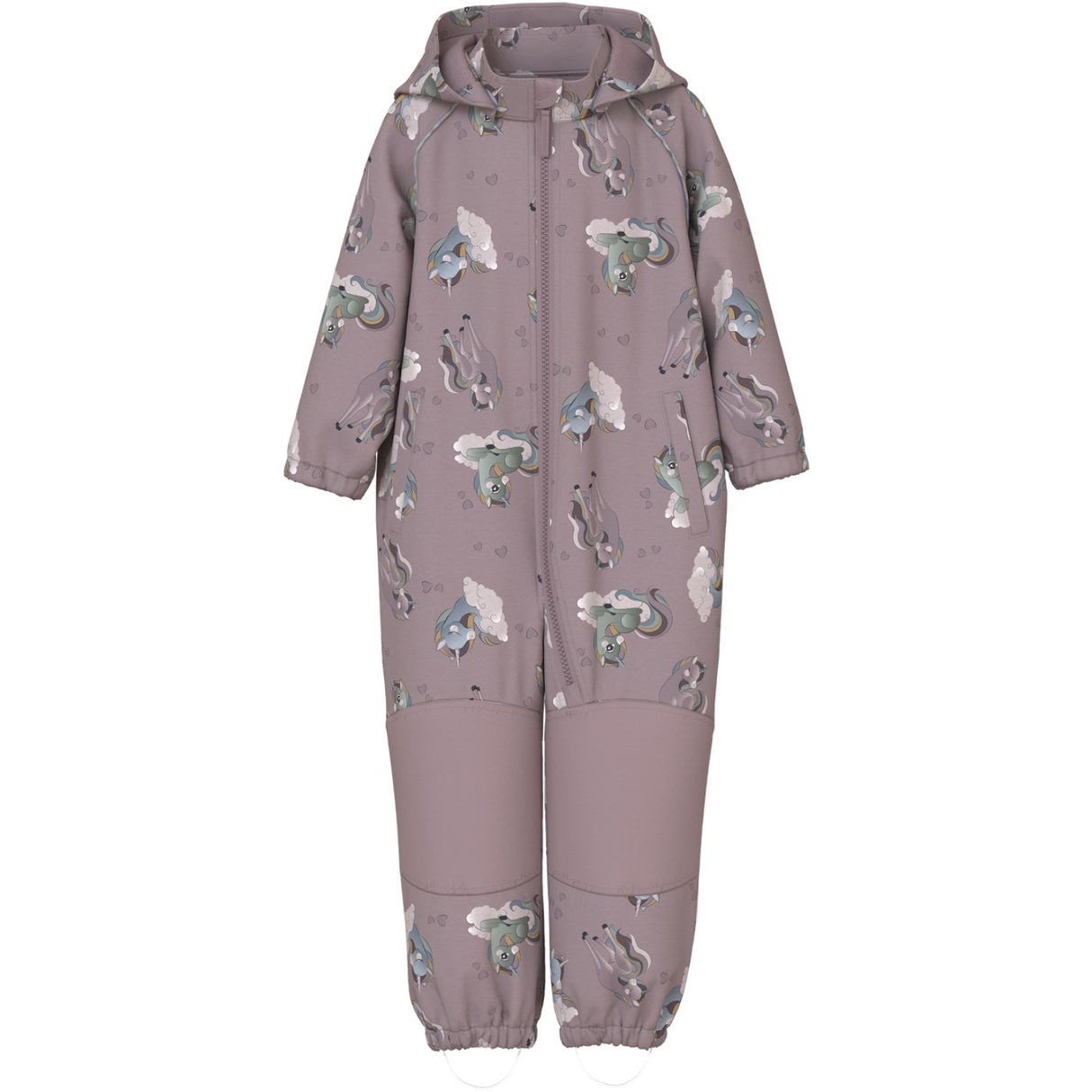 Name It Purple Dove Alfa08 Softshell Drakt AOP1 Noos