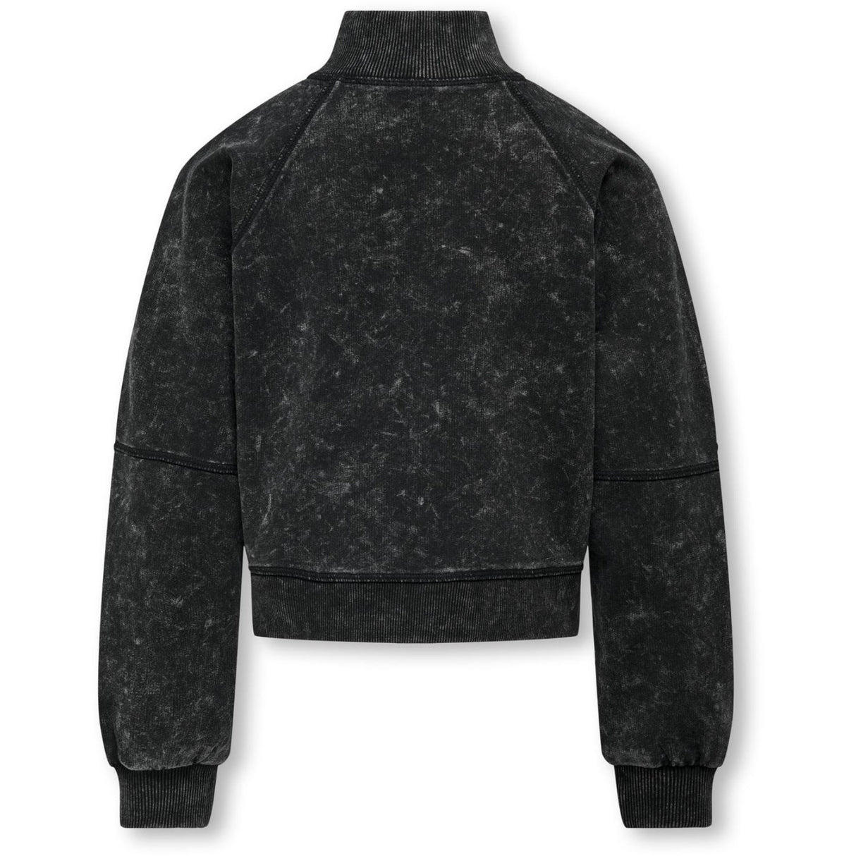 kids ONLY Black Donna Half Zip Washed Sweatshirt