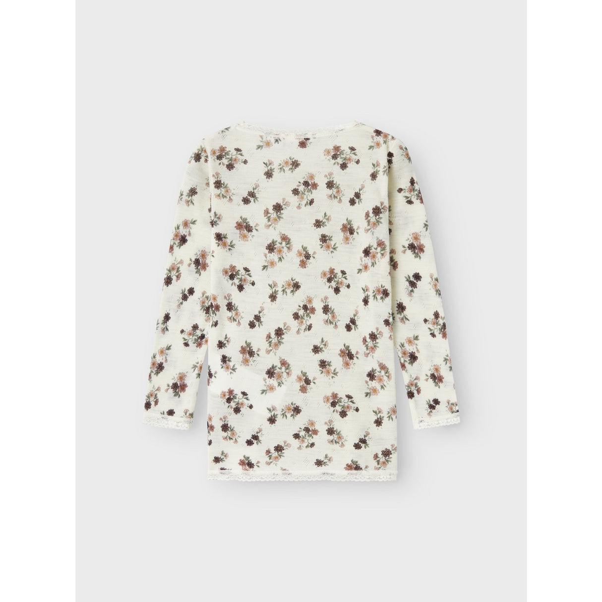 Name It Snow White Wang Ull Needle Blus Noos