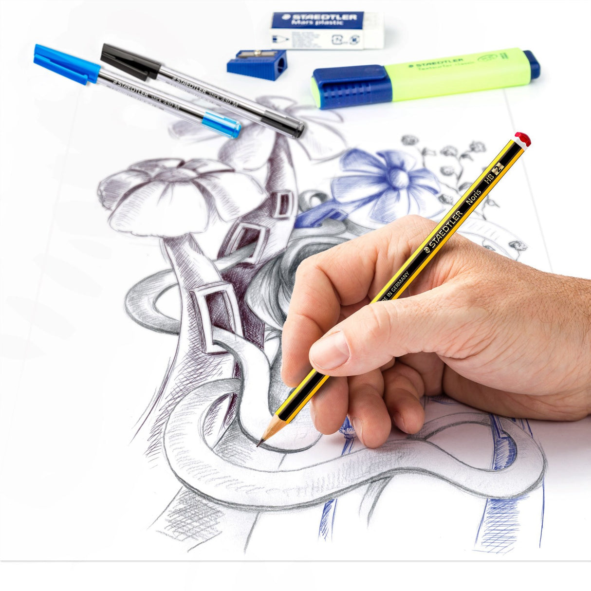 Staedtler Mixed Upcycled Wood kontorsset