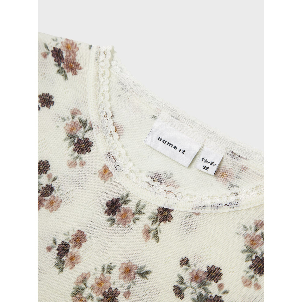 Name It Snow White Wang Ull Needle Blus Noos