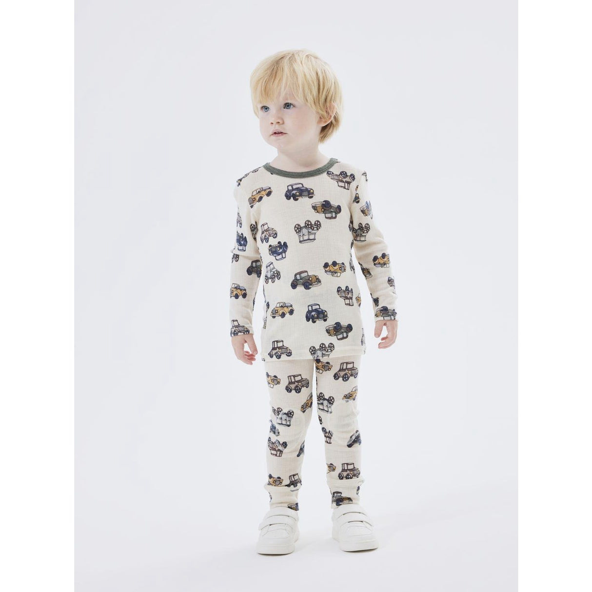 Name It Snow White Wang Ull Needle Blus Noos