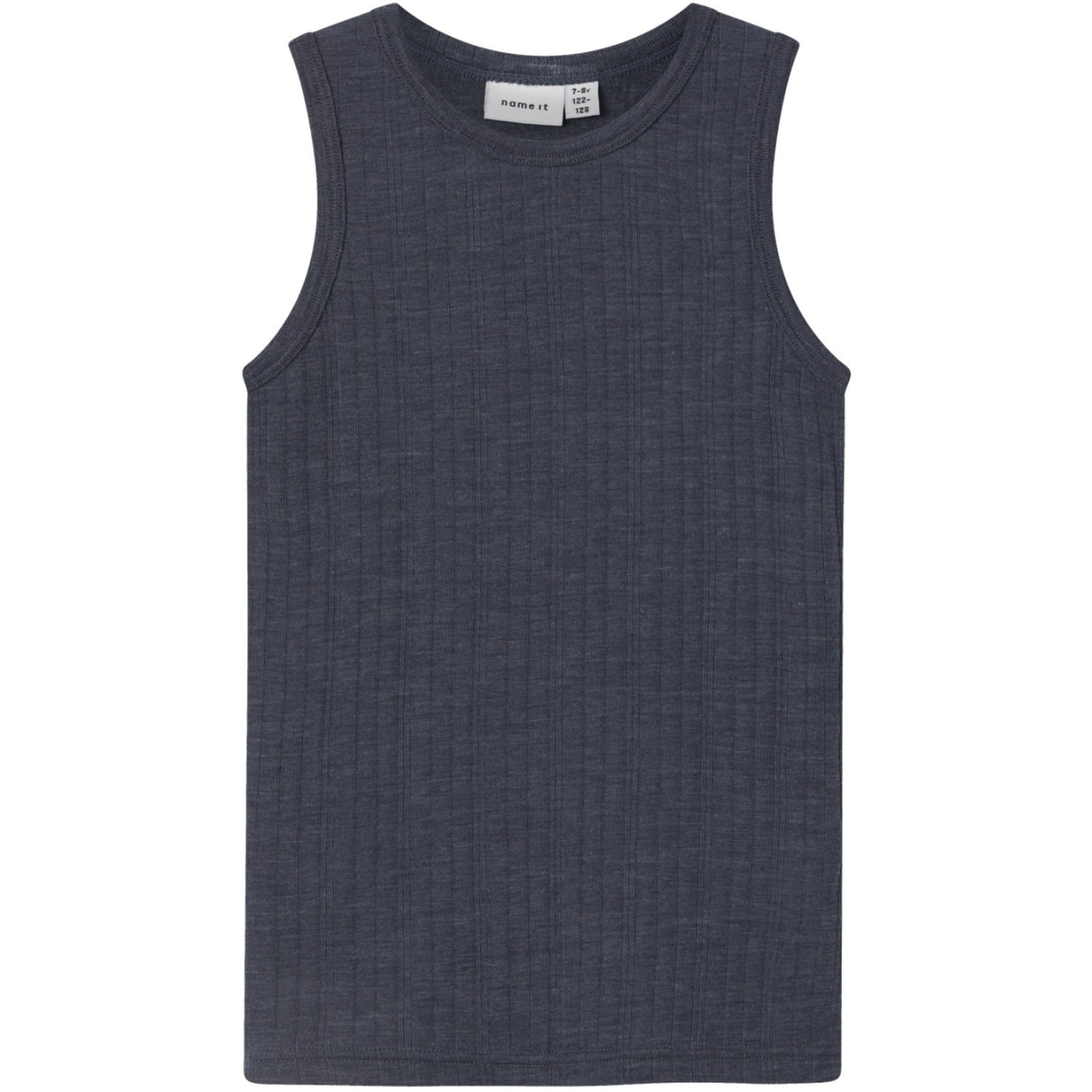 Name It Ombre Blue Wang Ull Needle Tank Topp