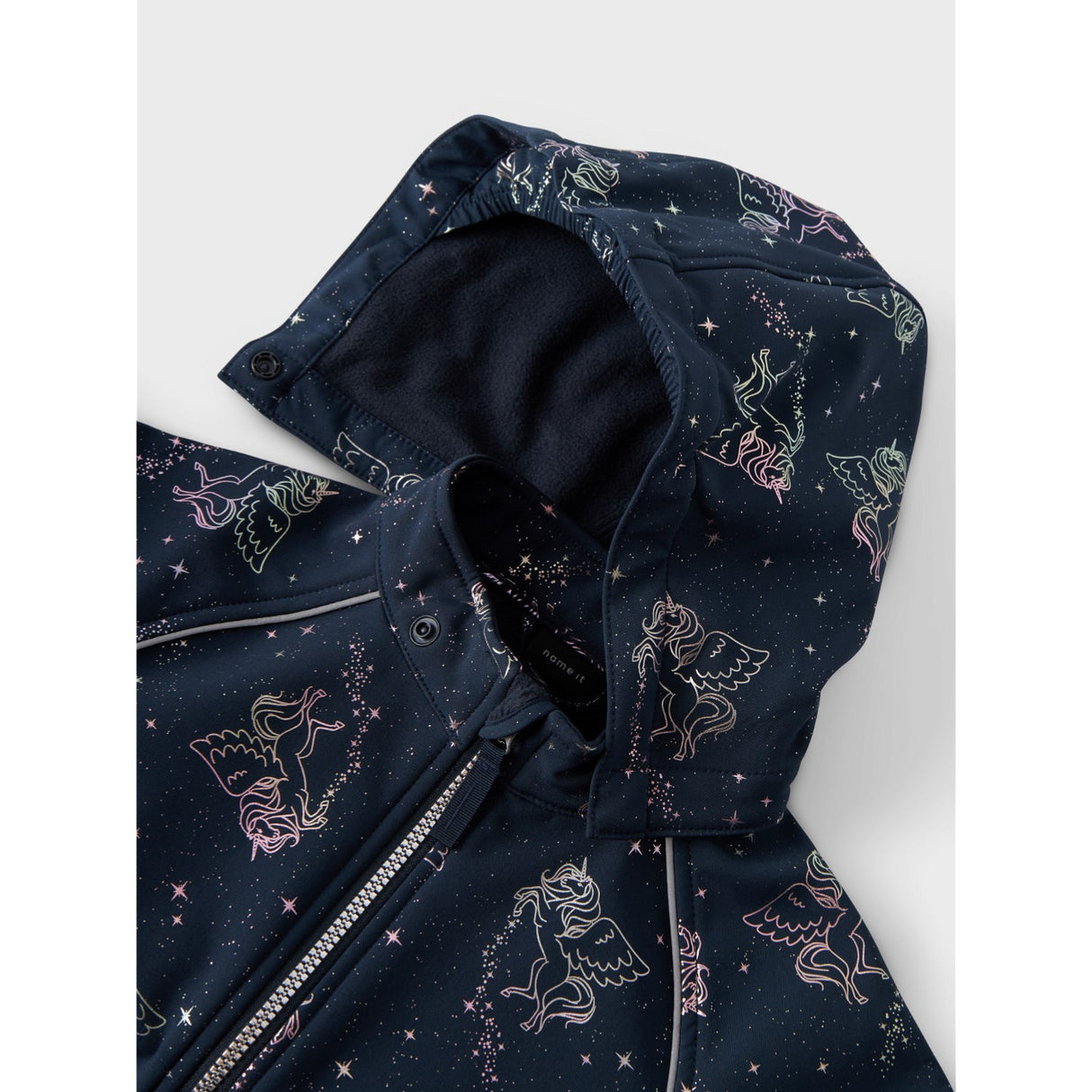 Name It Dark Sapphire Alfa08 Softshell Drakt Foil Noos