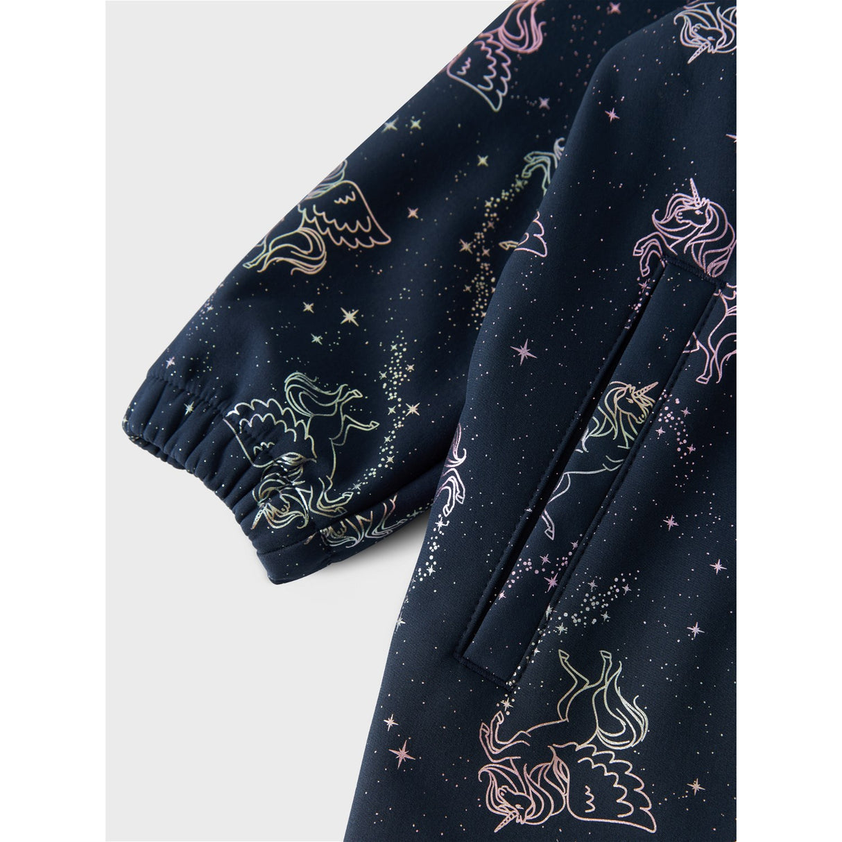 Name It Dark Sapphire Alfa08 Softshell Drakt Foil Noos