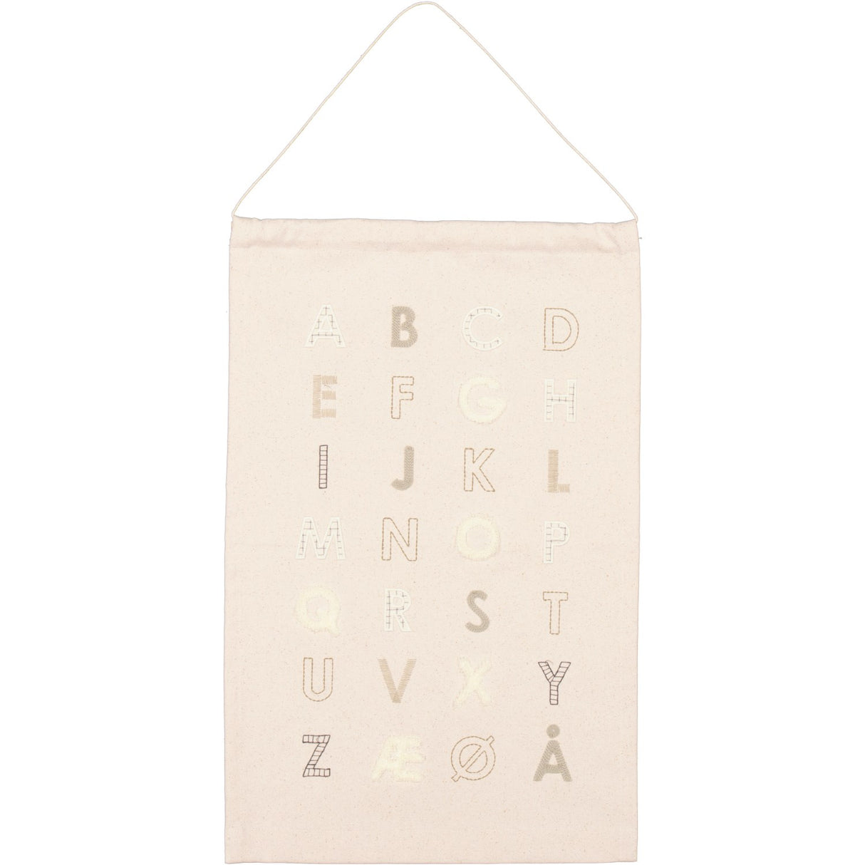 MarMar Canvas Home Natural ABC Affisch