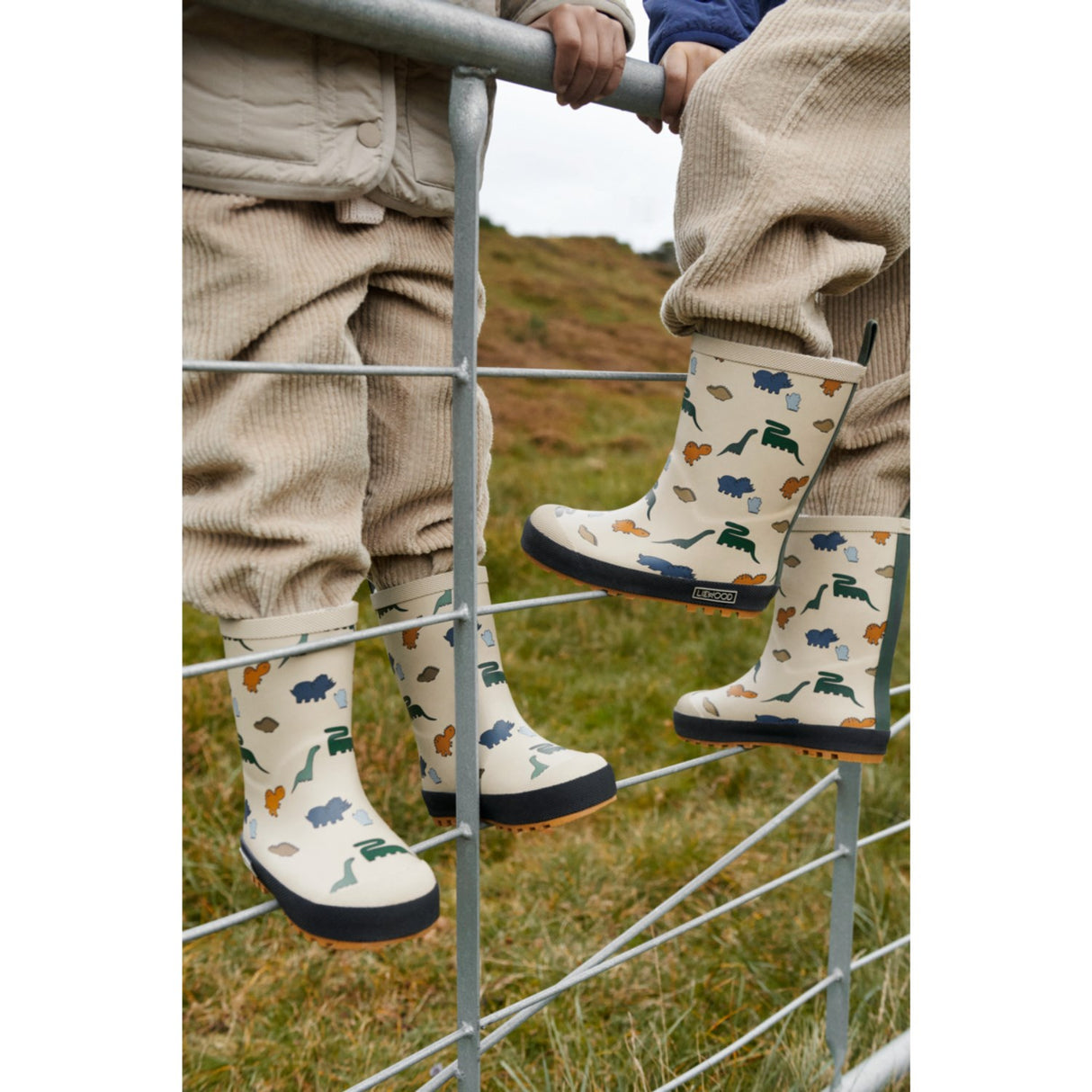 LIEWOOD Dinosaurs / Mist Mason Thermo Gummistövlar