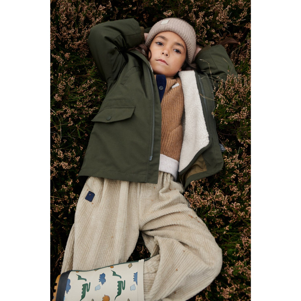 LIEWOOD Dinosaurs / Mist Mason Thermo Gummistövlar