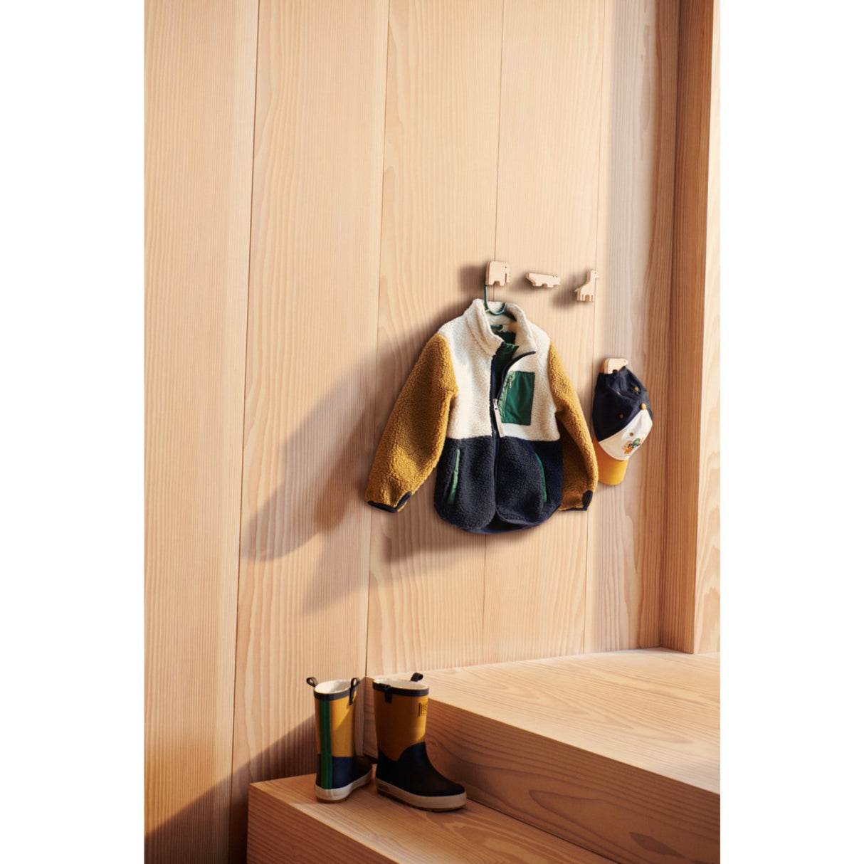 LIEWOOD Classic Navy Multi Mix Nolan Pile Jacka