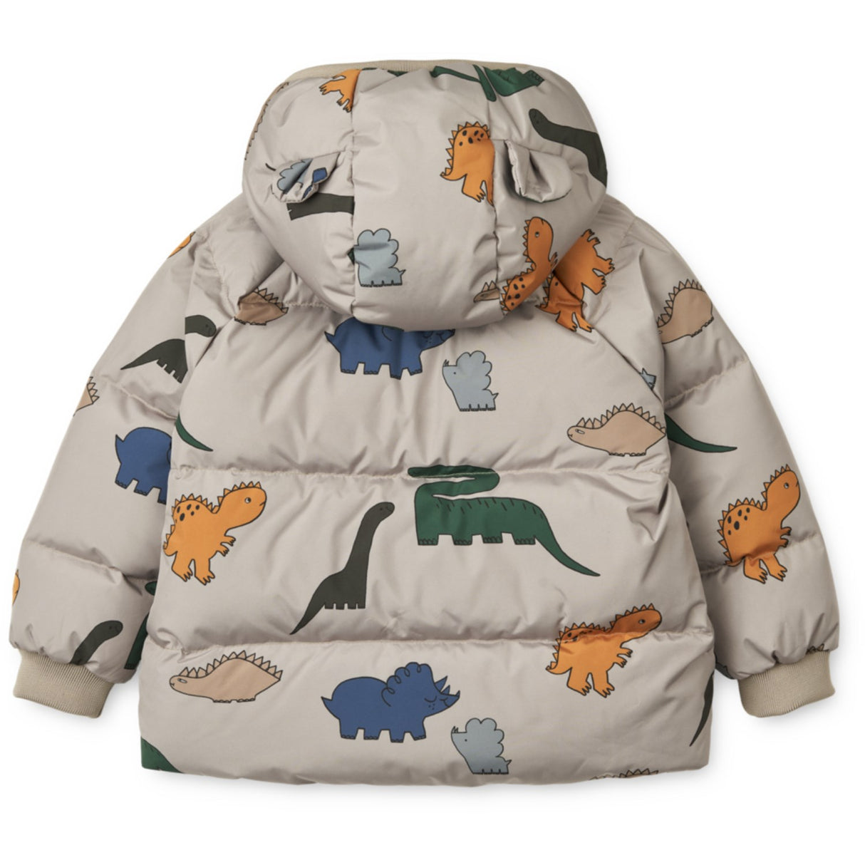 LIEWOOD Dinosaurs / Mist Polle Down Puffer Dunjacka