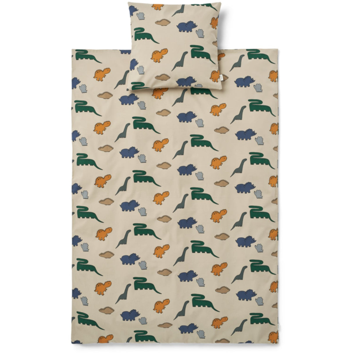 LIEWOOD Dinosaurs / Mist Ingeborg Junior Printed Bedding