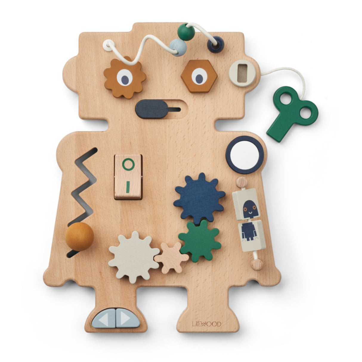 LIEWOOD Indigo Blue Multi Mix Carola Robot Aktivitetstavla