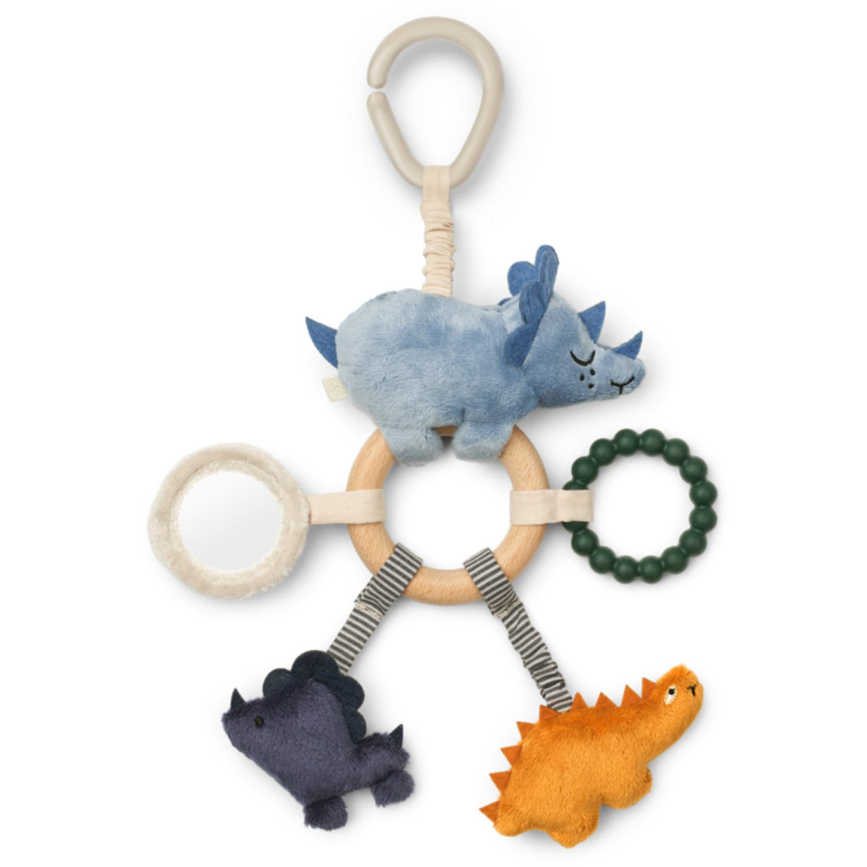 LIEWOOD Blue Foch Multi Mix Angie Dino Skallra Activity Toy