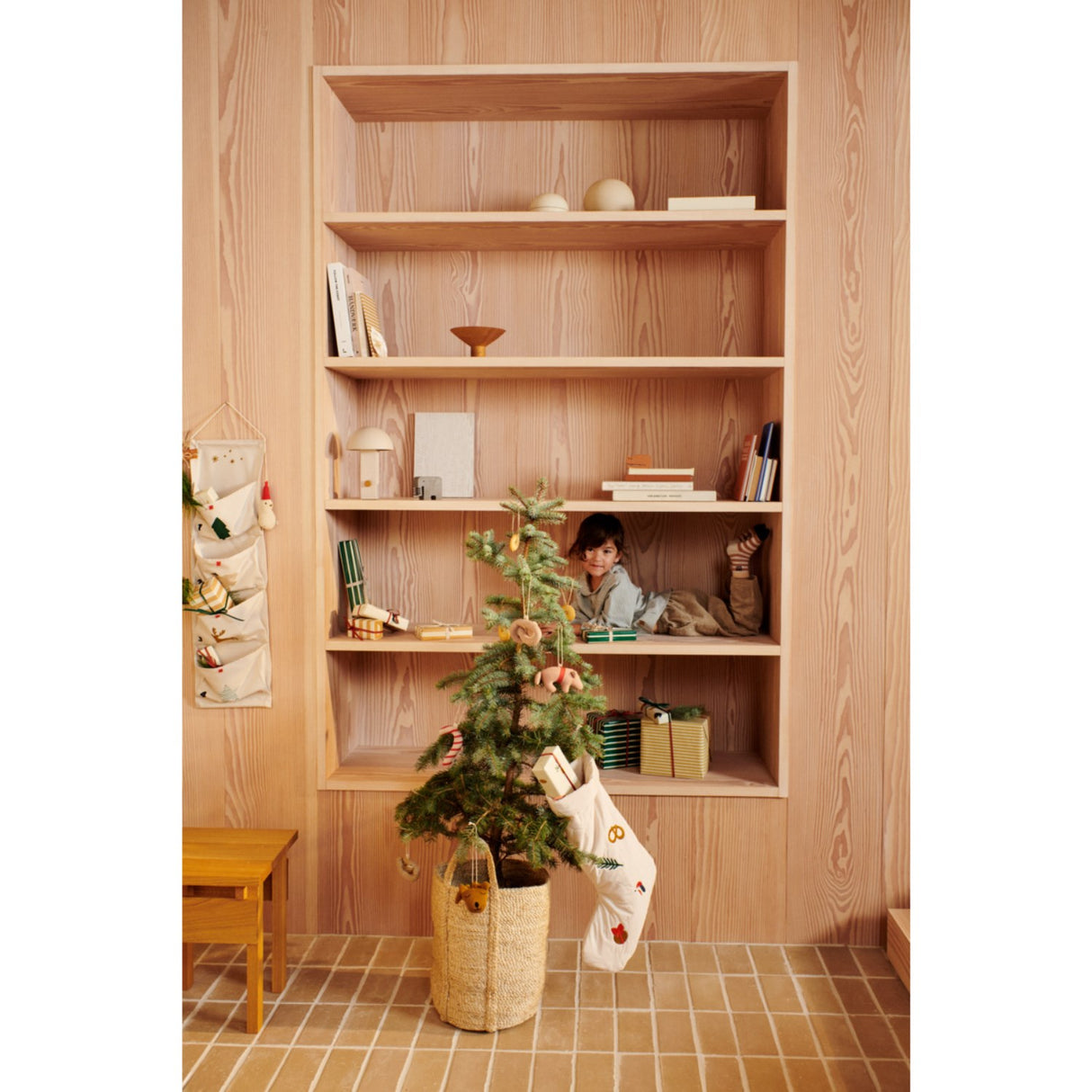 LIEWOOD Holiday / Sandy Basil Julstrumpa