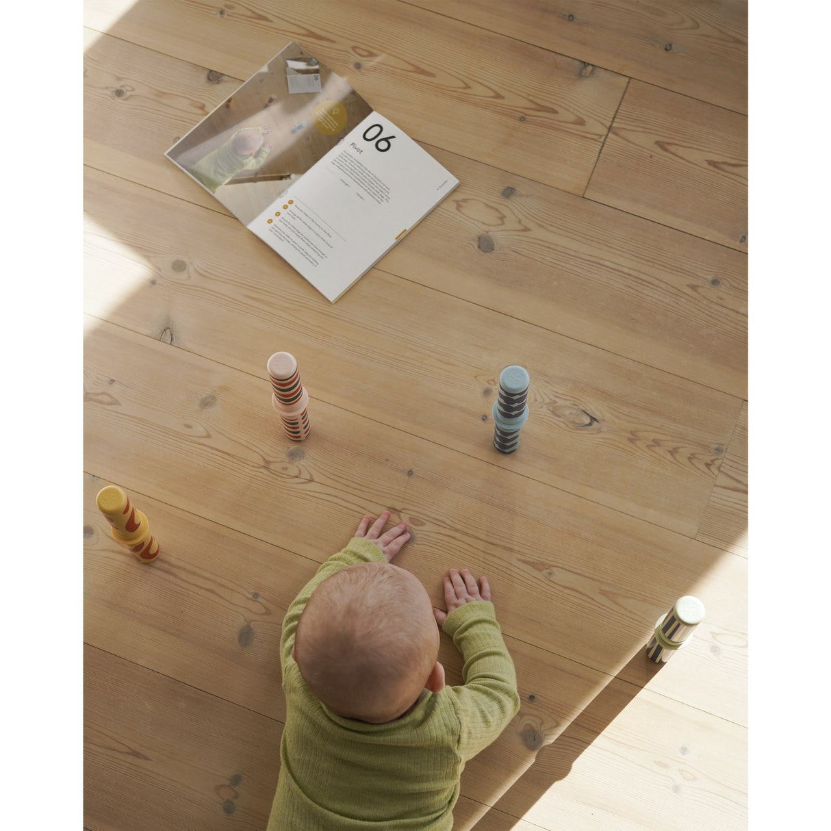 MODU Burnt Orange / Dusty Green Baby Motoriksæt