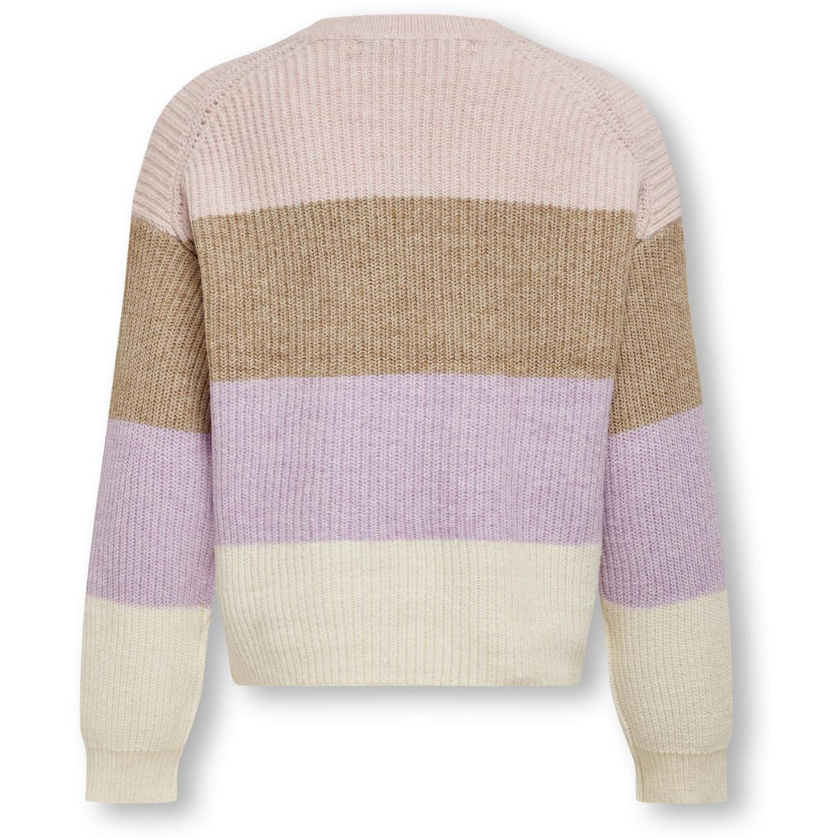 barn ONLY Sepia Rose Sandy Stripe Stickad Blus Noos