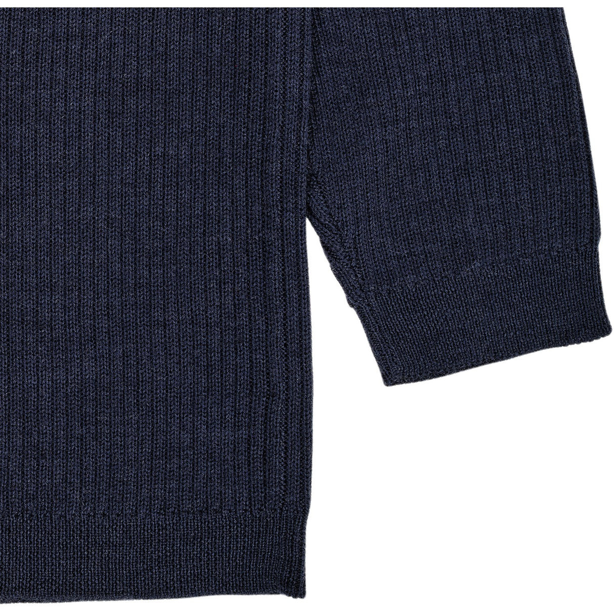 Copenhagen Colors Navy Merino Classic Rib Blus