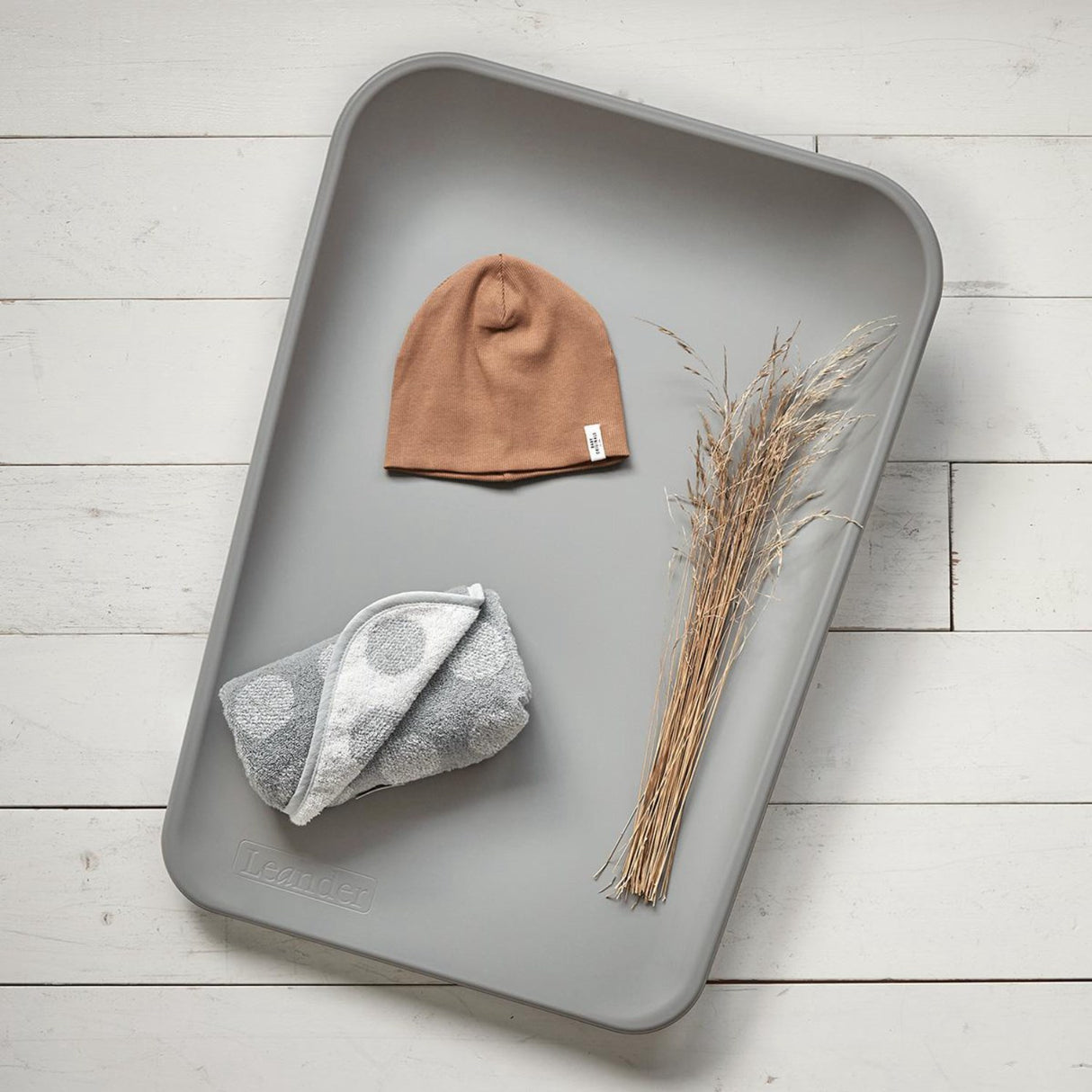 Leander Matty Skötbädd Pearl Grey