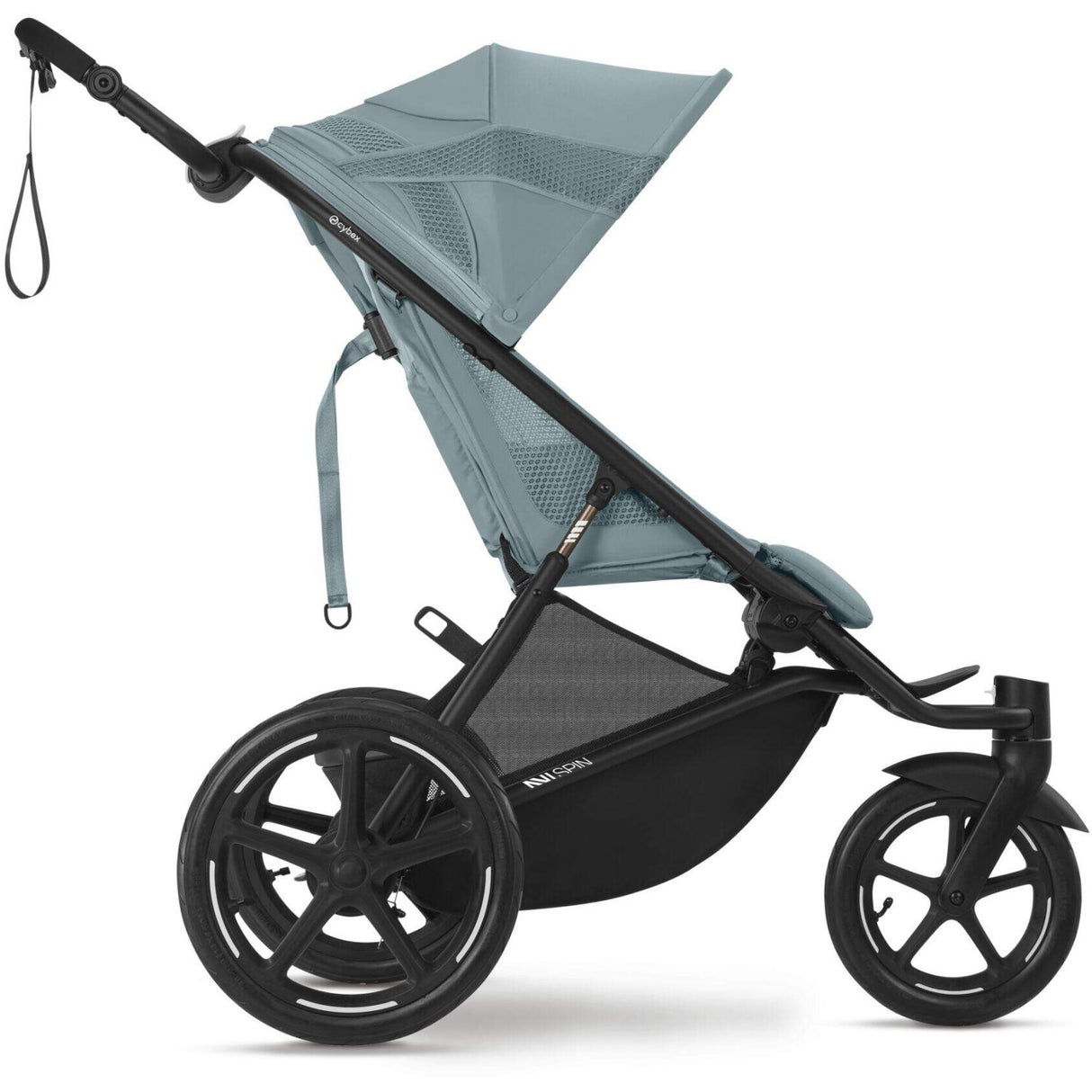Cybex Avi Spin BLK Barnvagn Stormy Blue light blue