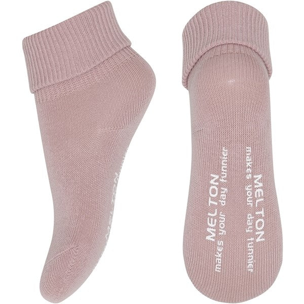 MELTON Bomull Anti-Slip Strumpor Alt Rosa