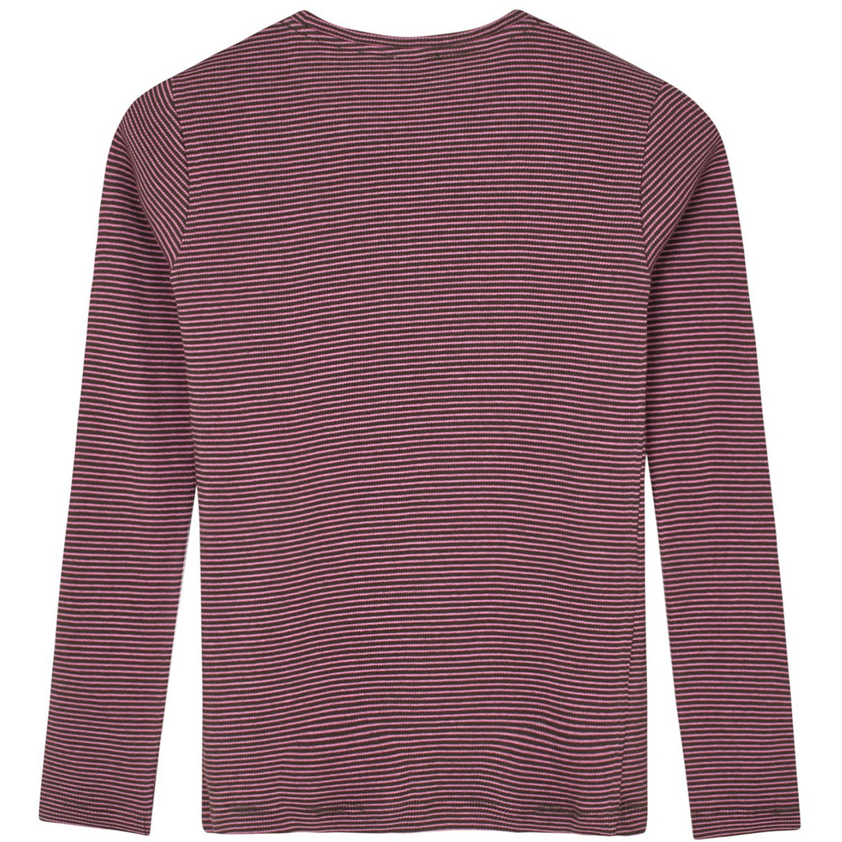 Mads Nørgaard Rosin/Carmine Rose 2x2 Cotton Stripe Talino Blus