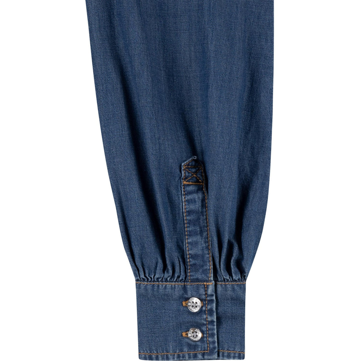 Levi's BLUE Western Peasant Denim Skjorta