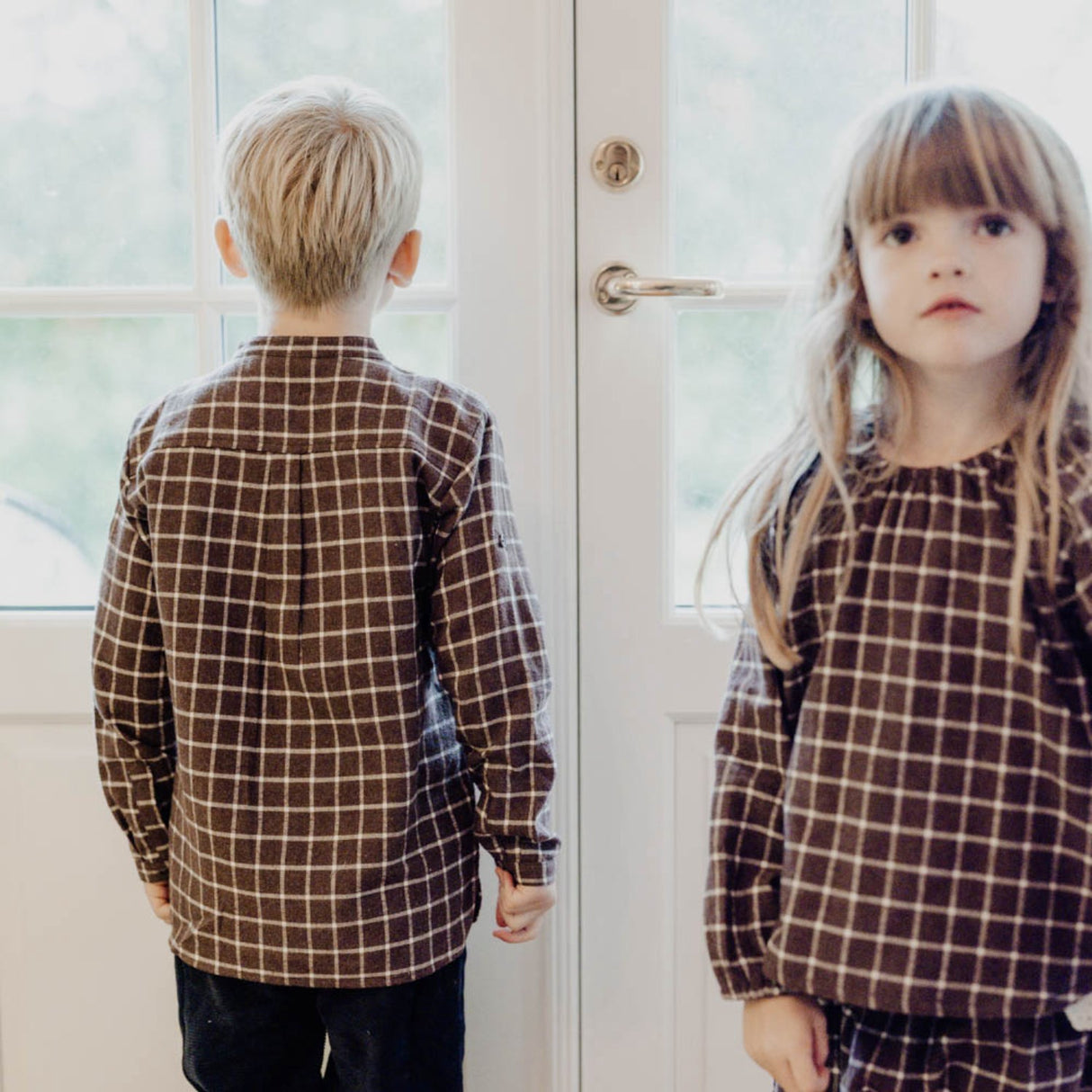 That's Mine Dark Brown Melange Hugo Skjorta