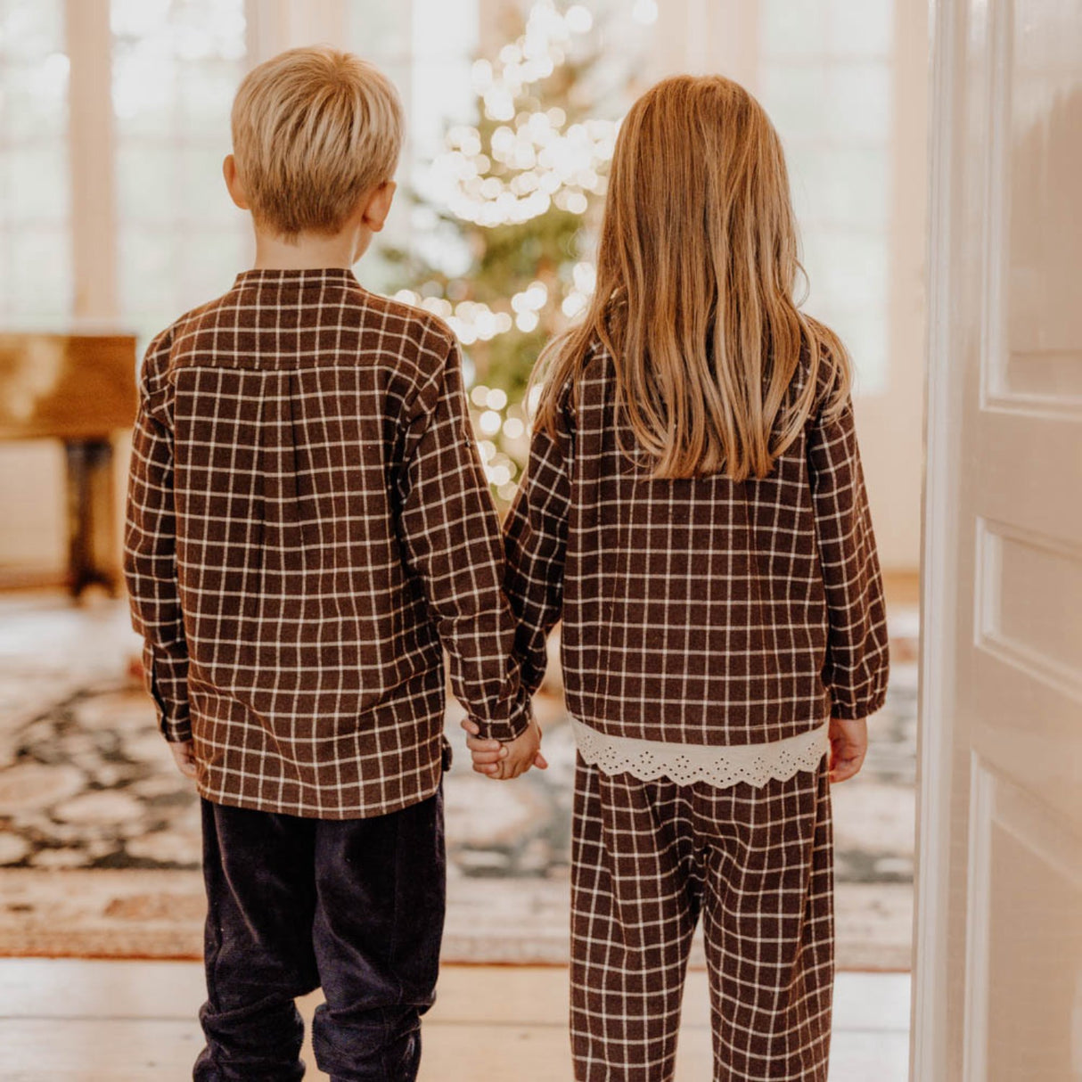 That's Mine Dark Brown Melange Hugo Skjorta