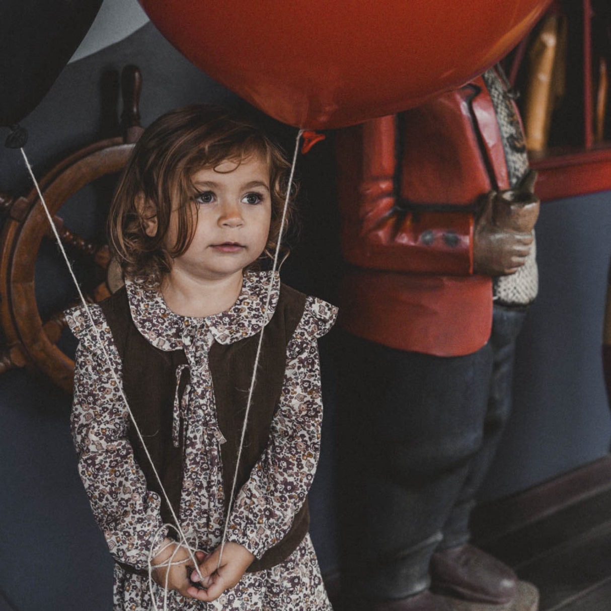 That's Mine Flora Bunnies Rose Taupe Natascha Klänning