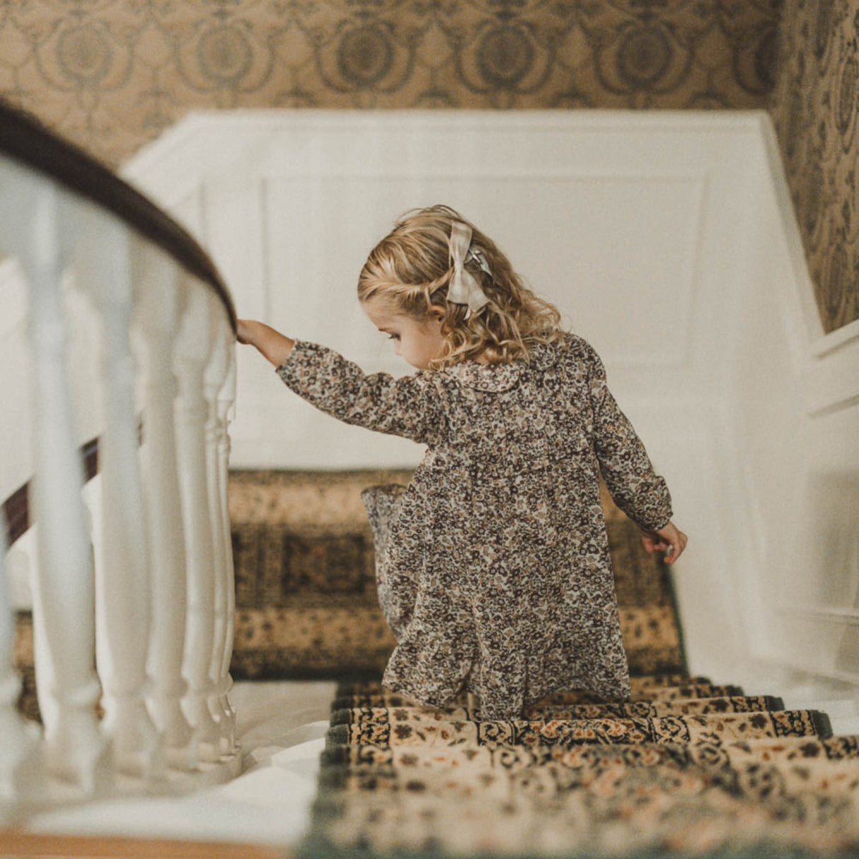 That's Mine Flora Bunnies Rose Taupe Natascha Klänning