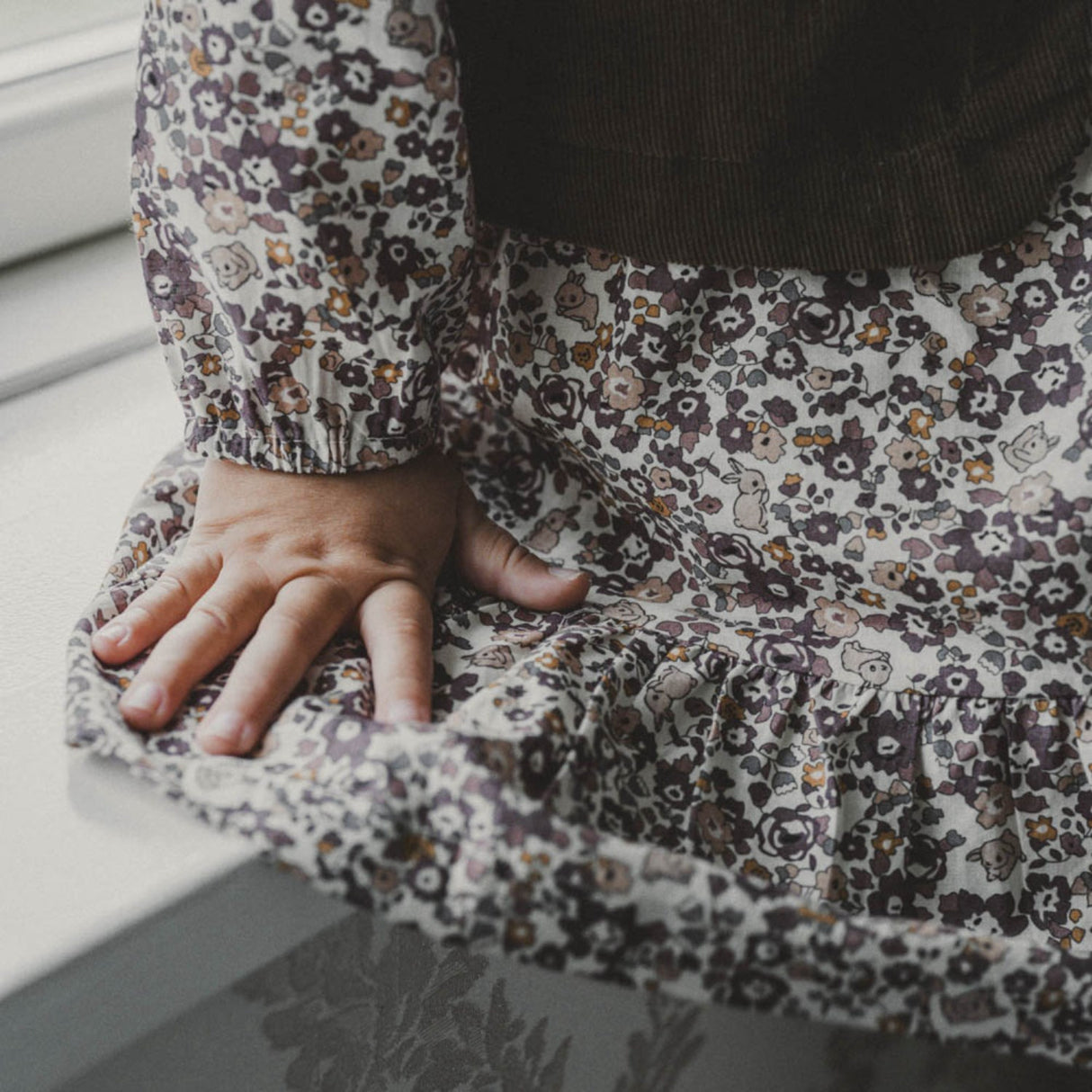 That's Mine Flora Bunnies Rose Taupe Natascha Klänning